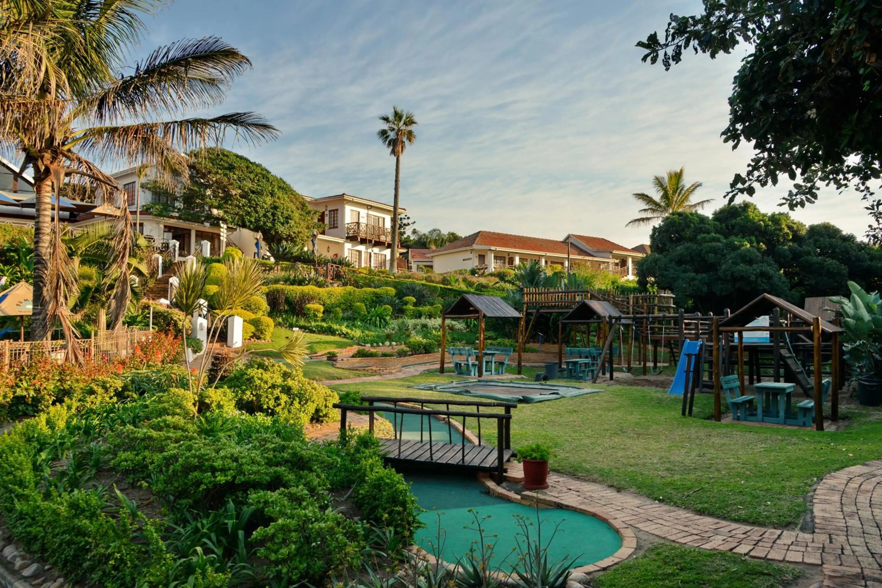 Children play ground in Pumula Beach Hotel