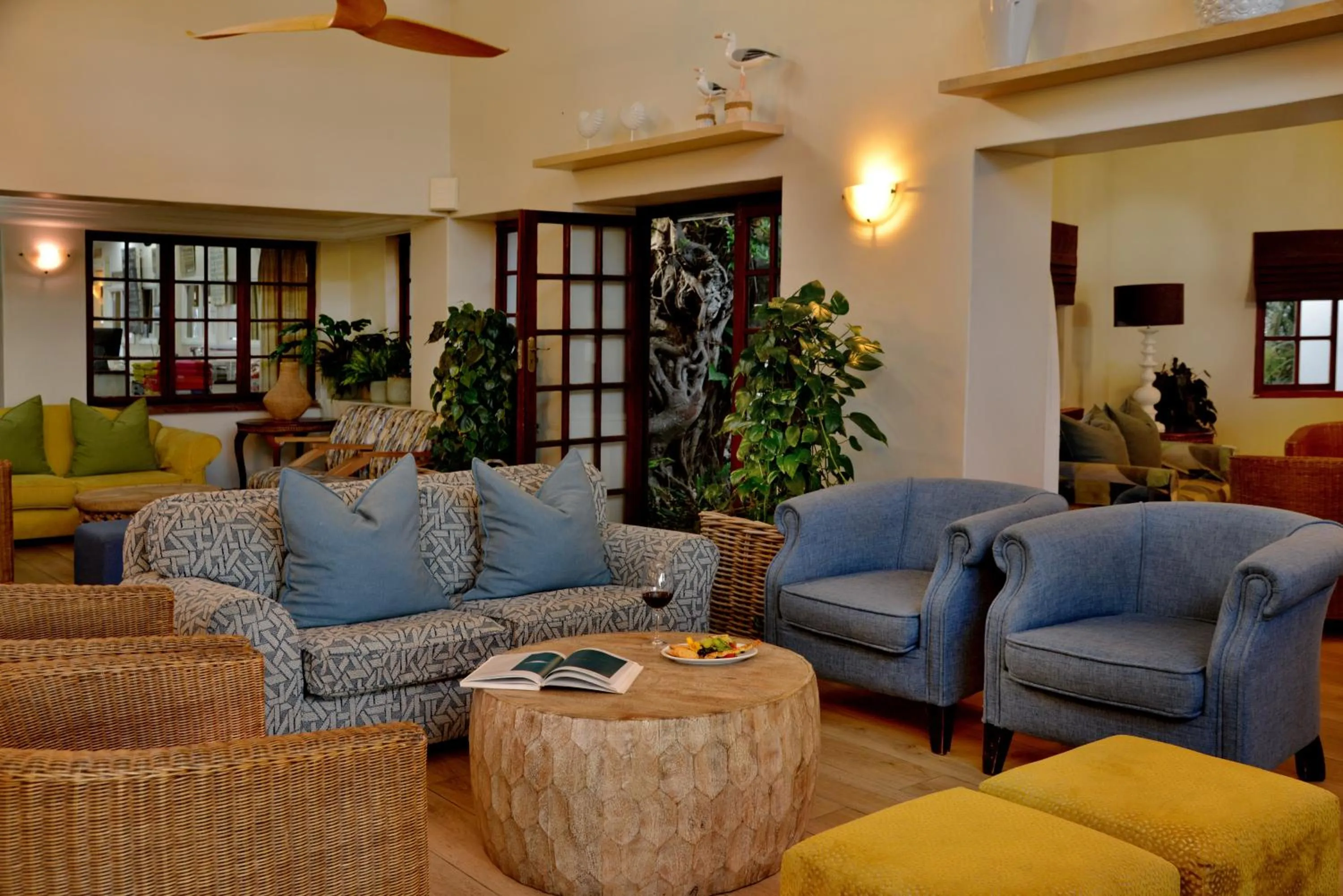 Seating area in Pumula Beach Hotel