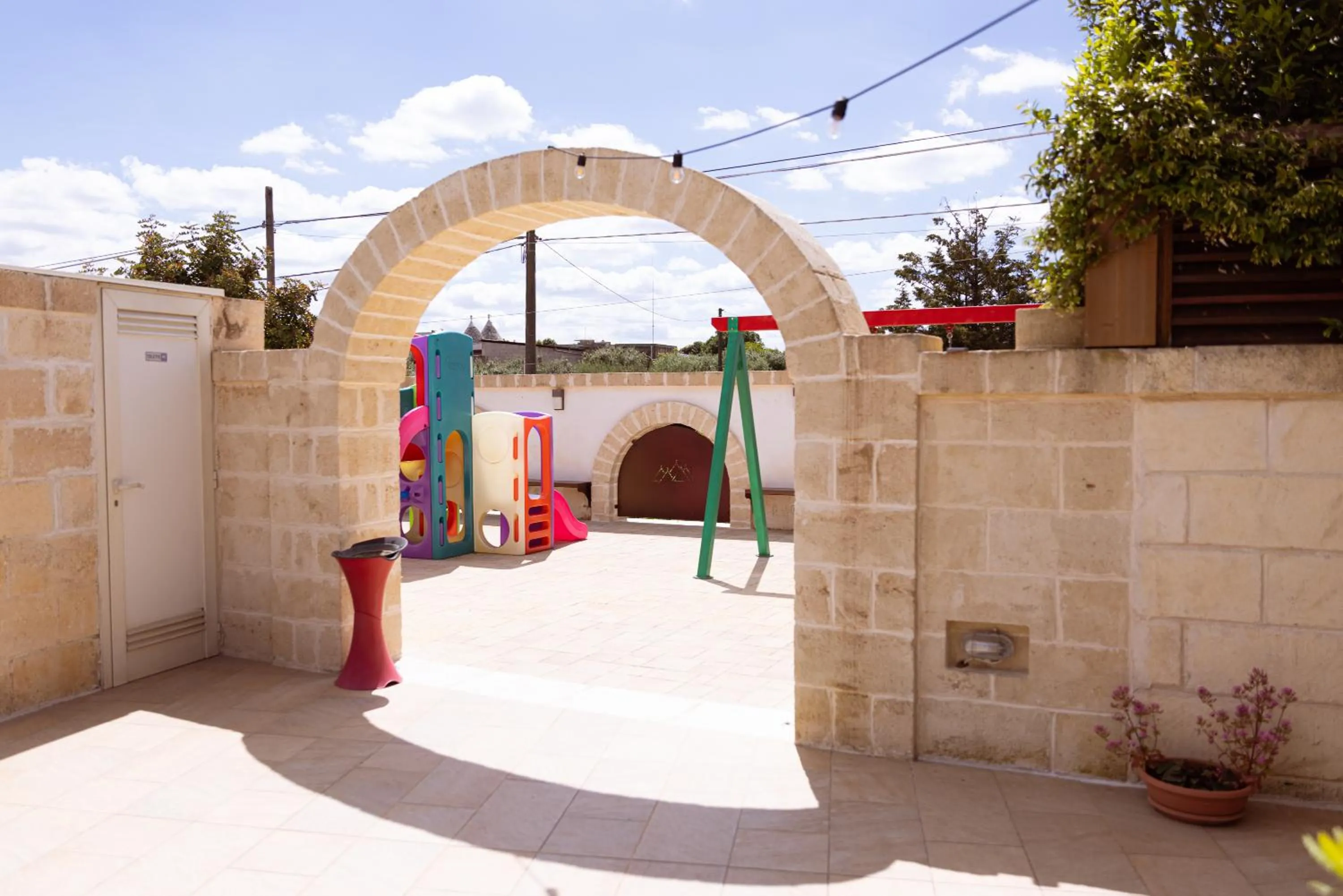 Children play ground in Quei Trulli Divini