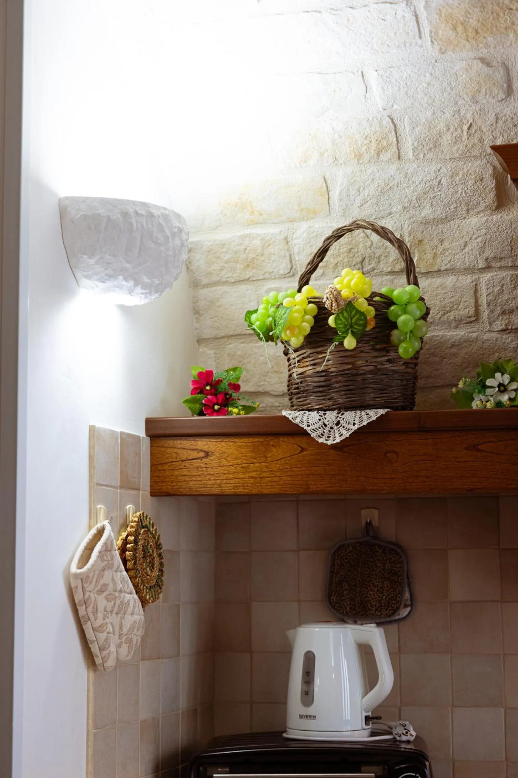 Decorative detail in Quei Trulli Divini