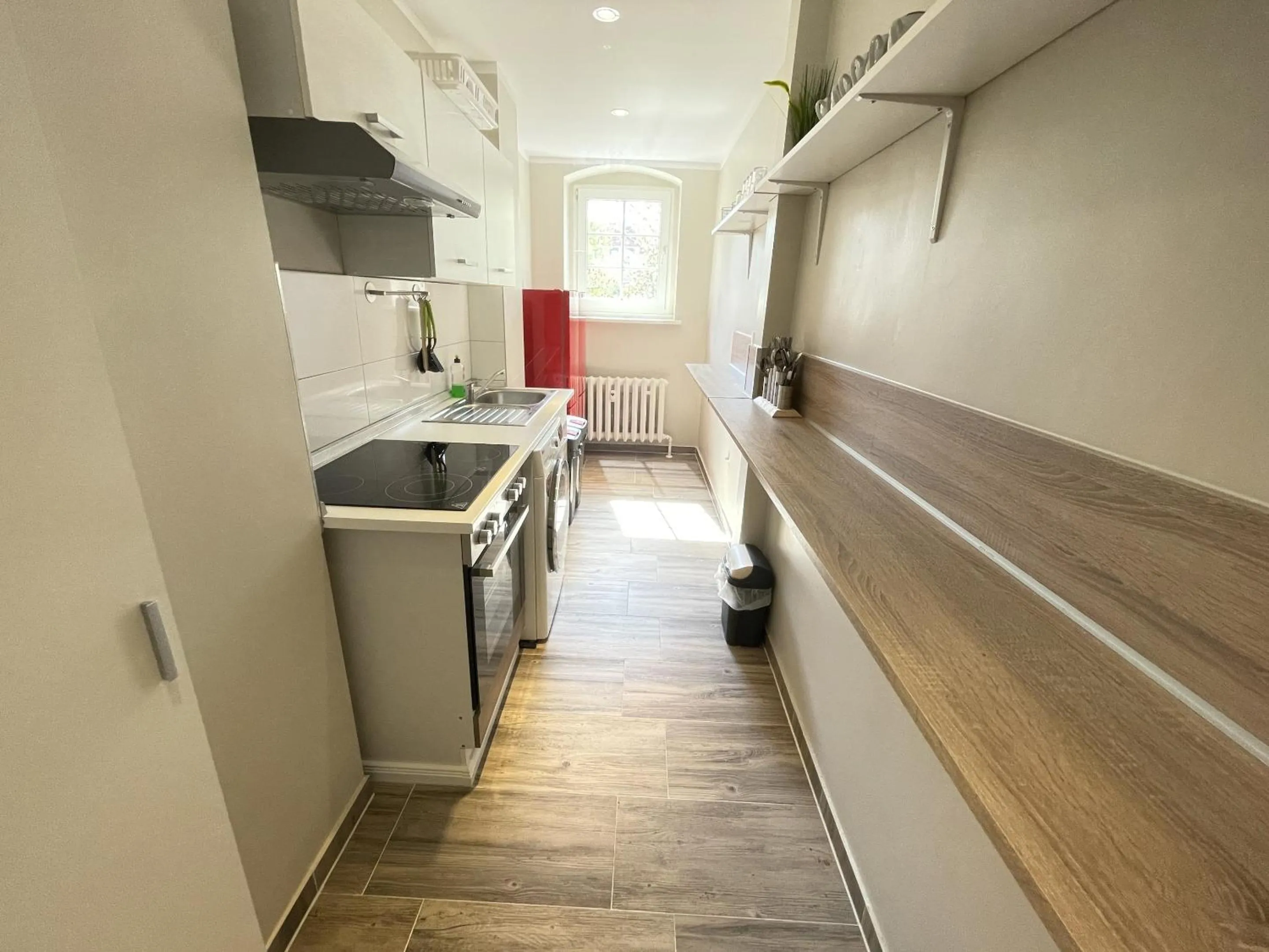 Kitchen or kitchenette in MOTEL DARIA Hennigsdorf Berlin