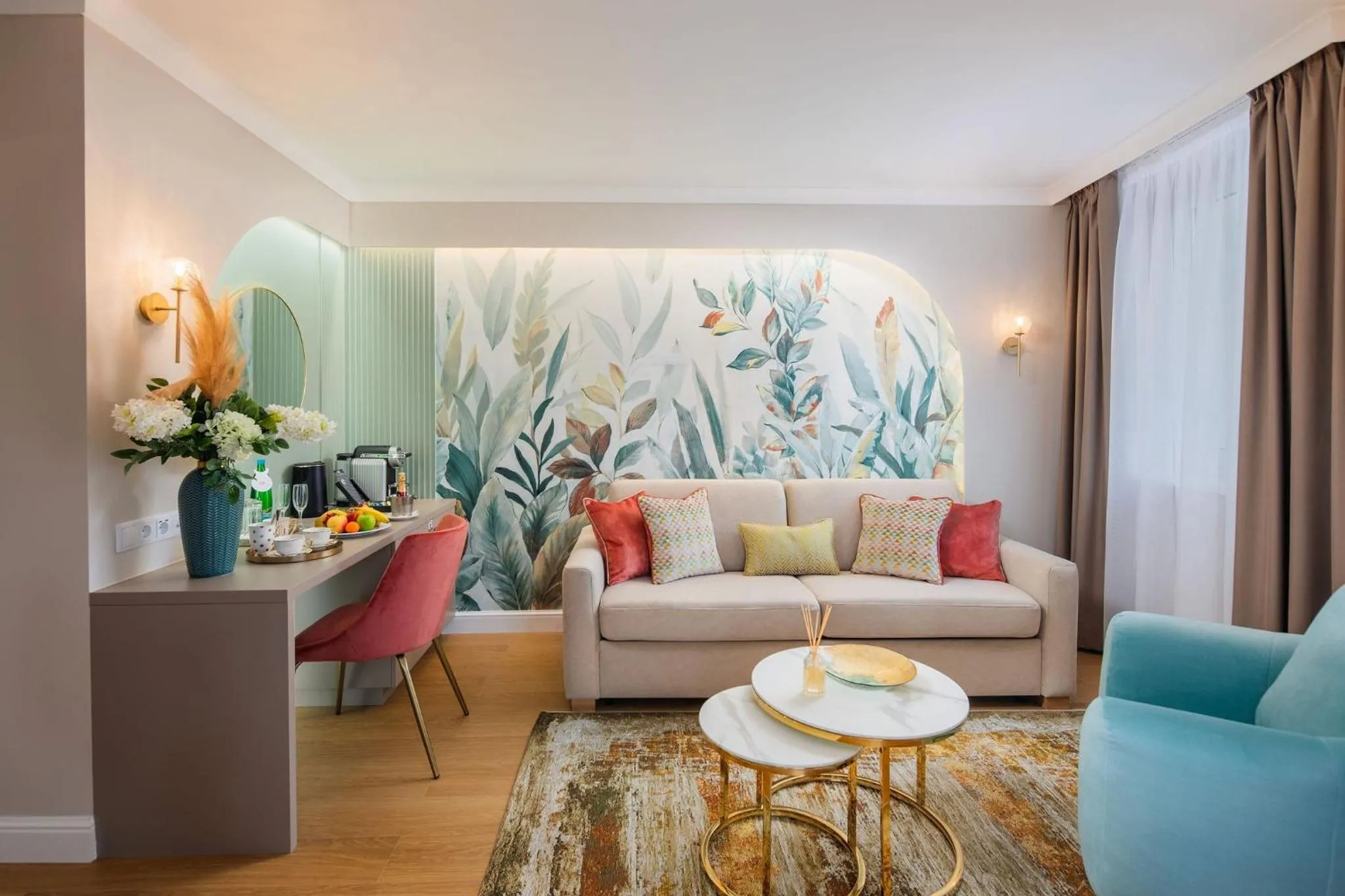 Seating area in Lotus Therme Hotel & Spa