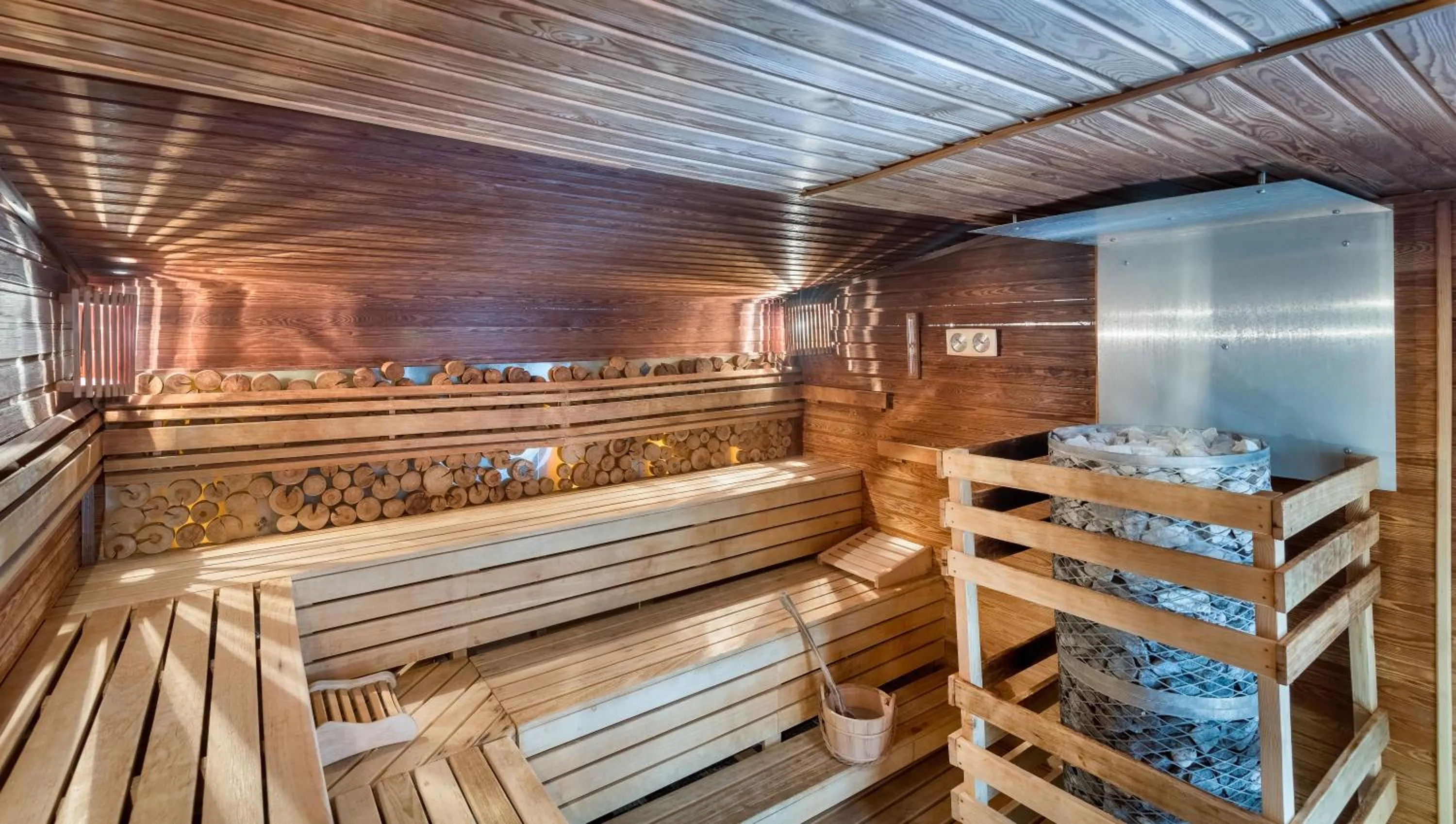 Sauna in Lotus Therme Hotel & Spa