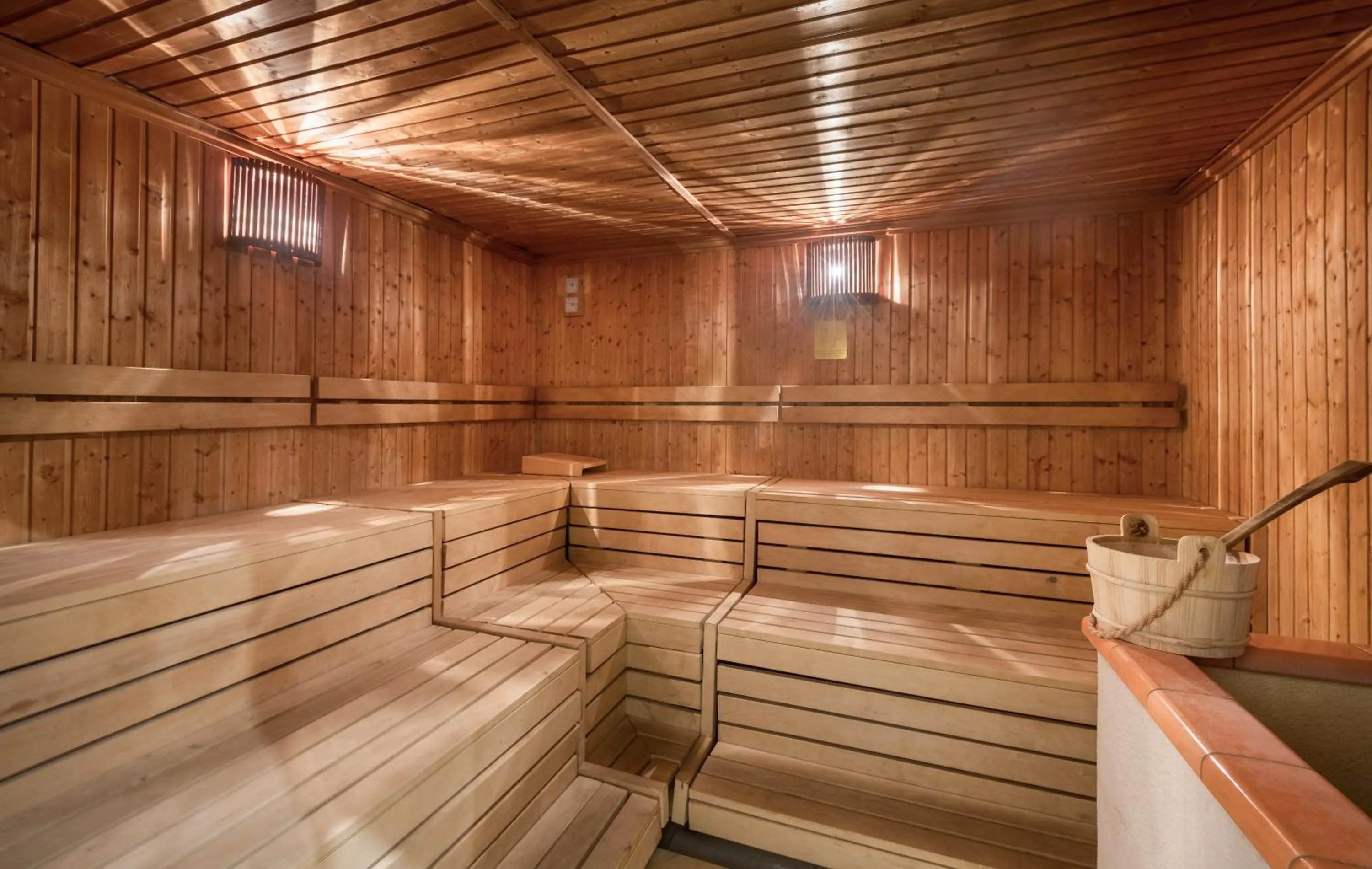 Sauna in Lotus Therme Hotel & Spa