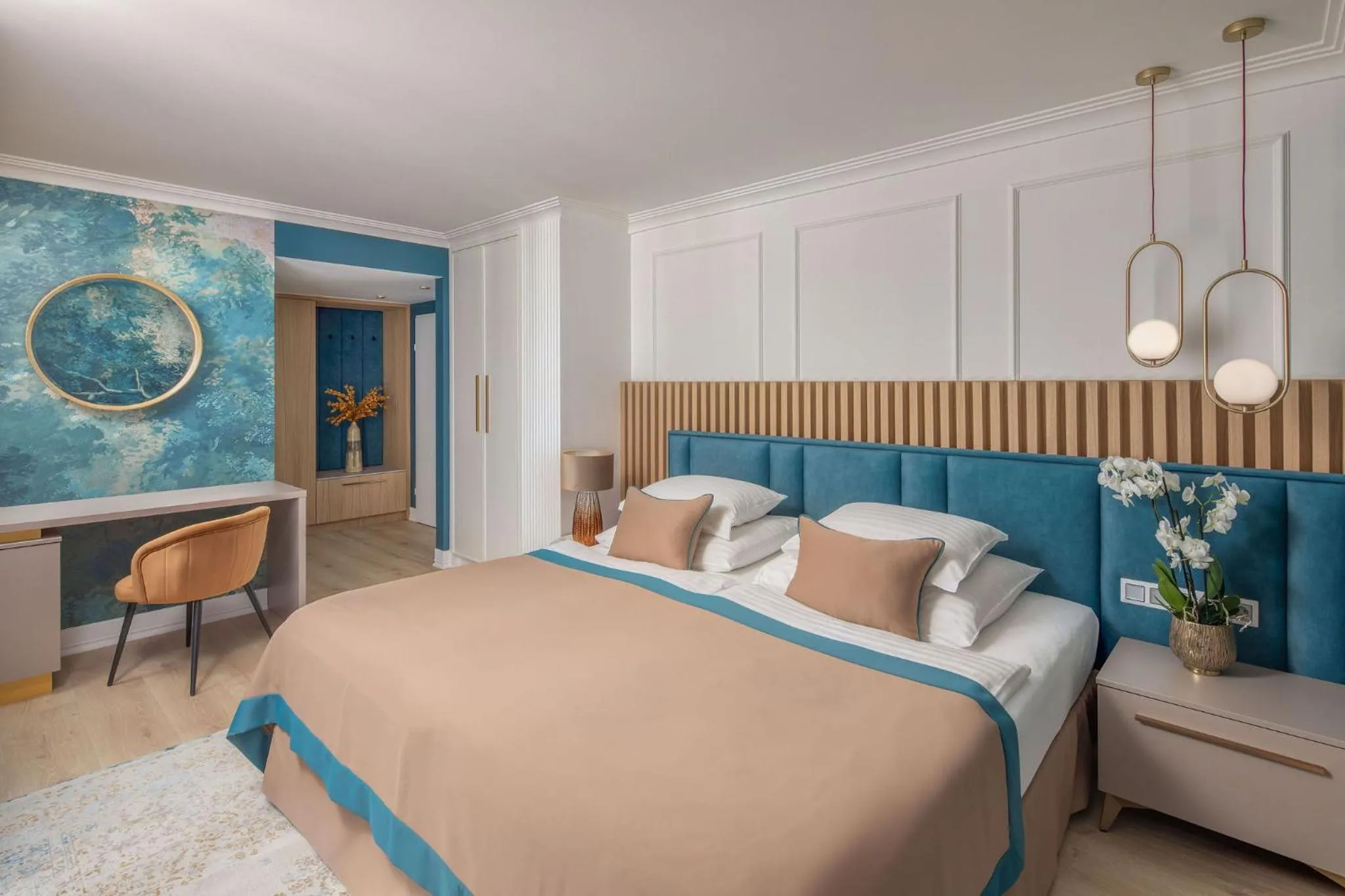 Bedroom, Bed in Lotus Therme Hotel & Spa