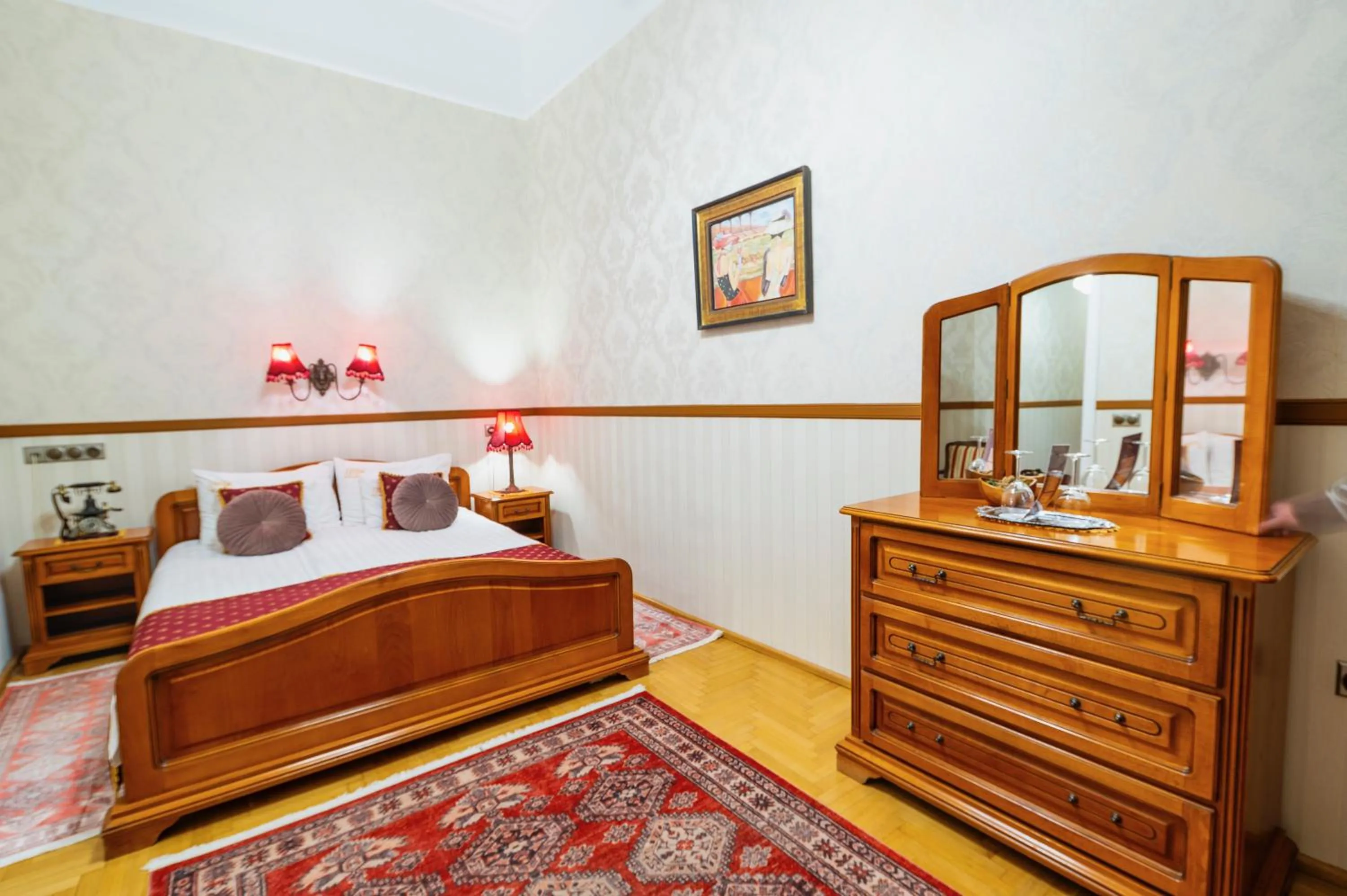 Bed in Cotton House Hotel Budapest