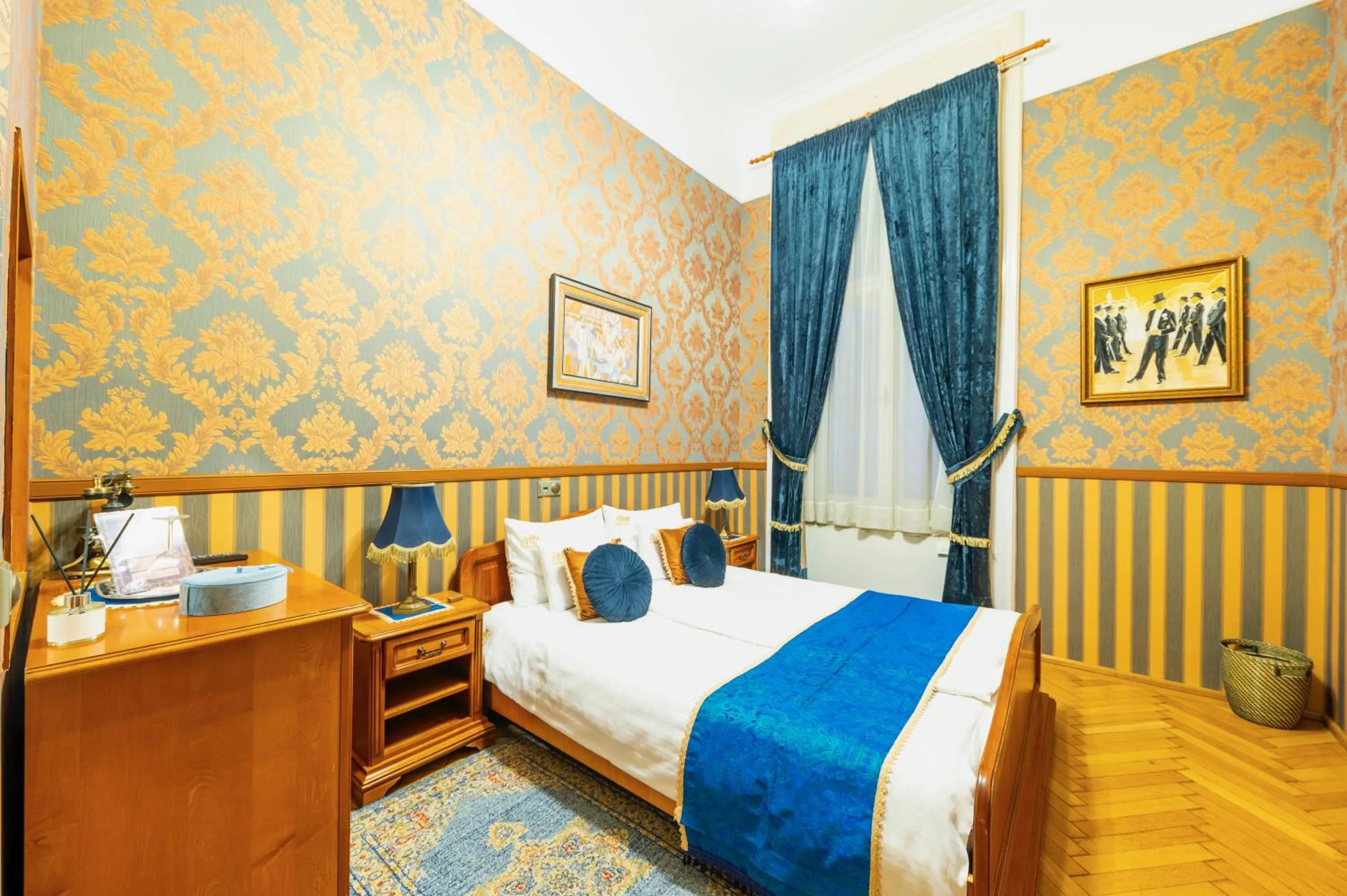 Bed in Cotton House Hotel Budapest