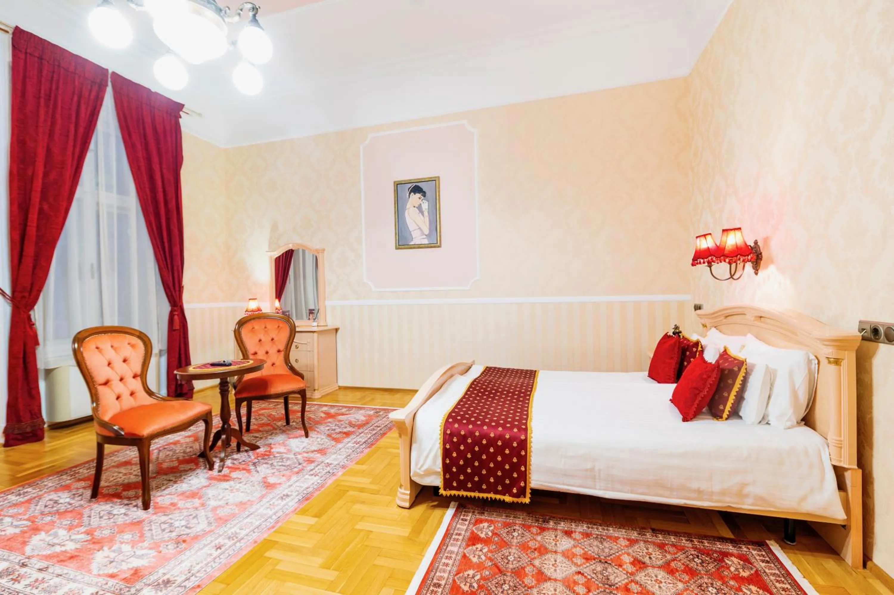 Bed in Cotton House Hotel Budapest