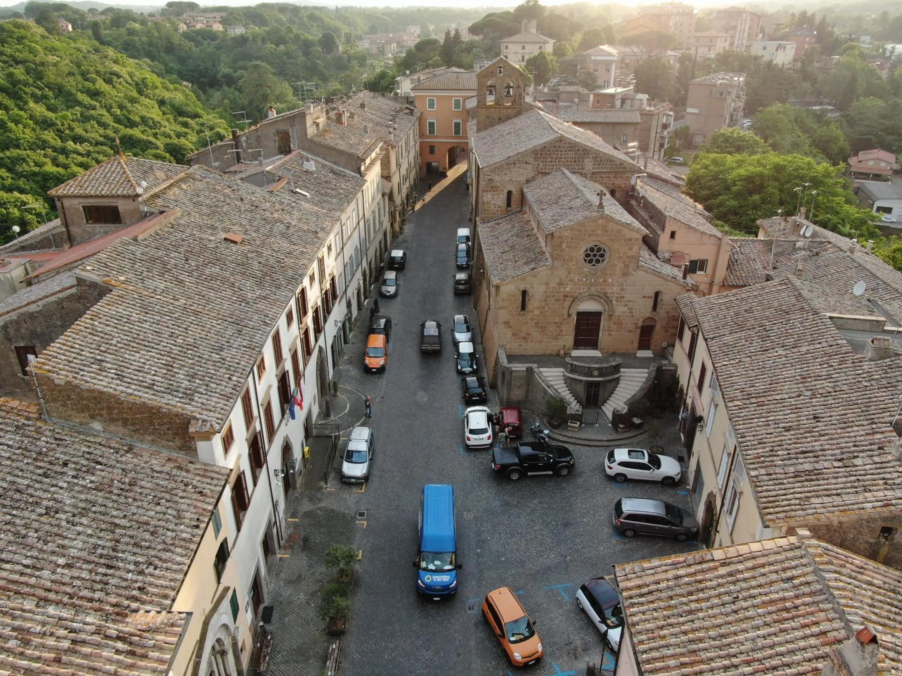 Bird's eye view in Palazzo Forlani