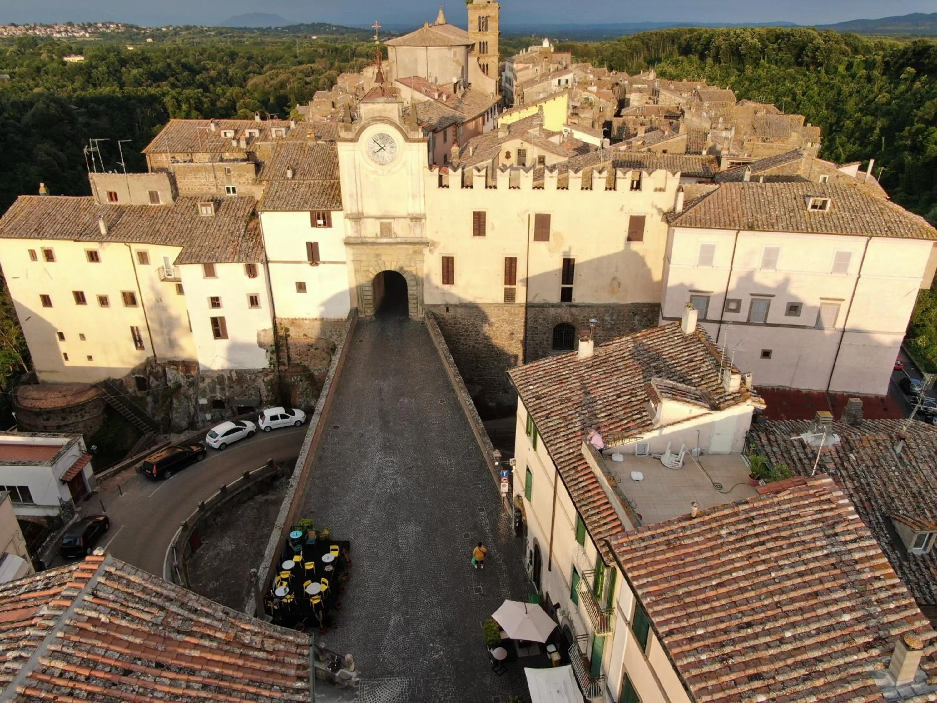 Bird's eye view in Palazzo Forlani