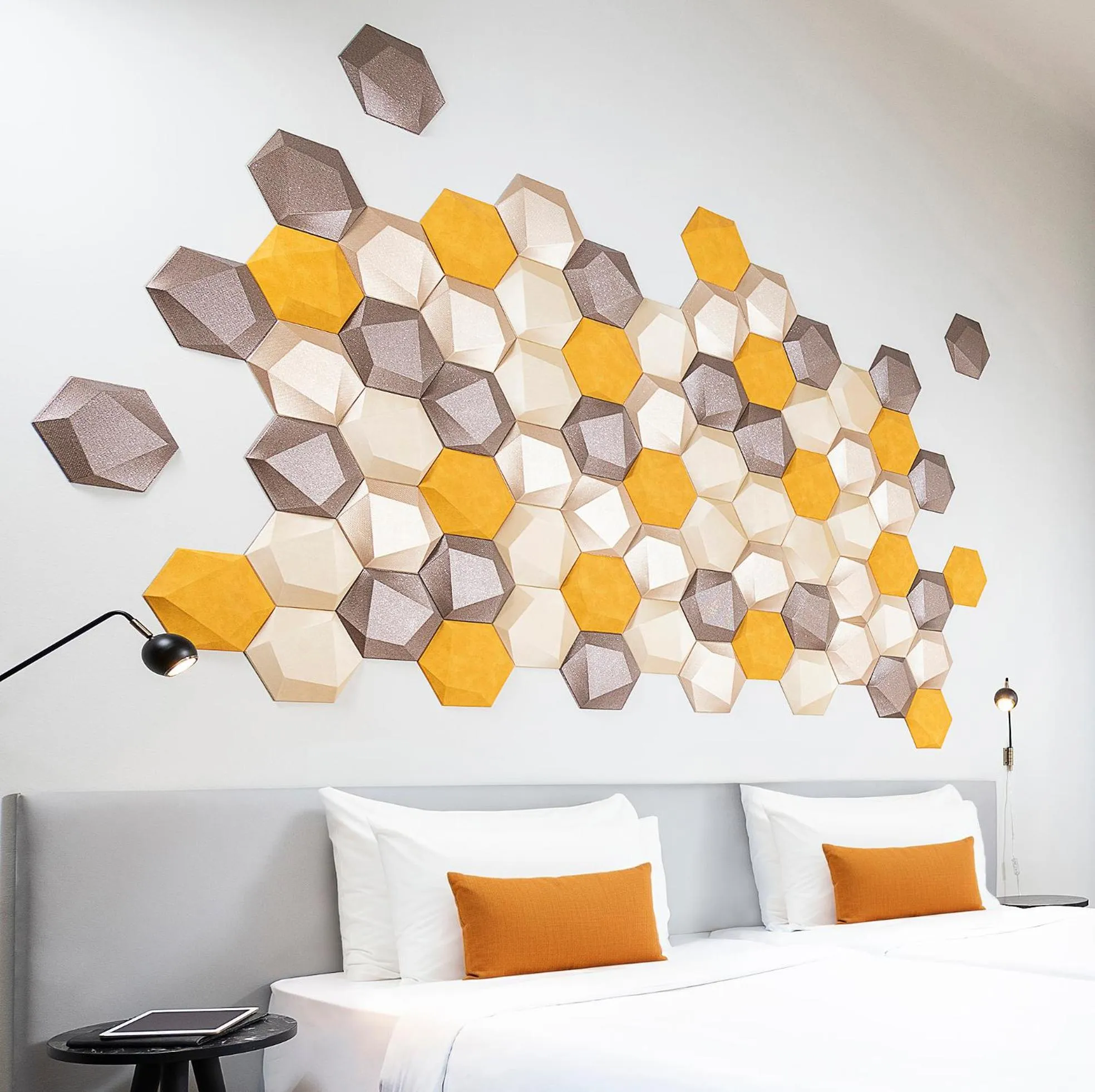 Bedroom, Bed in Three Corners Hotel Art