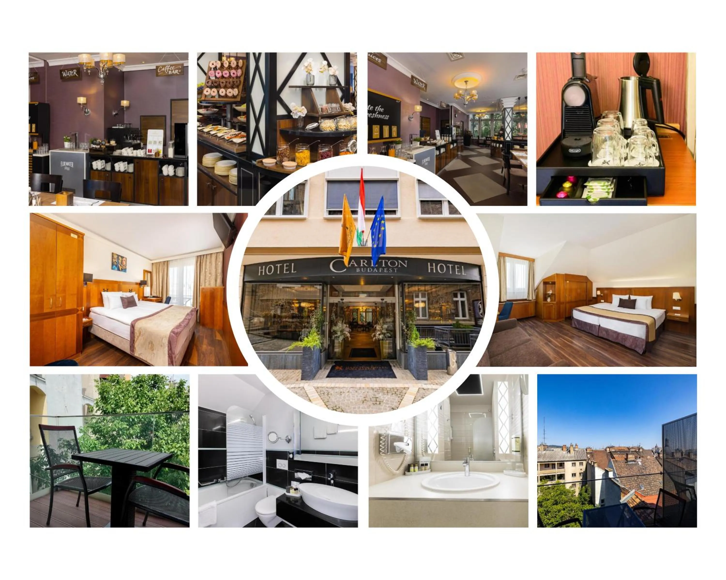 Property building in Carlton Hotel Buda Castle