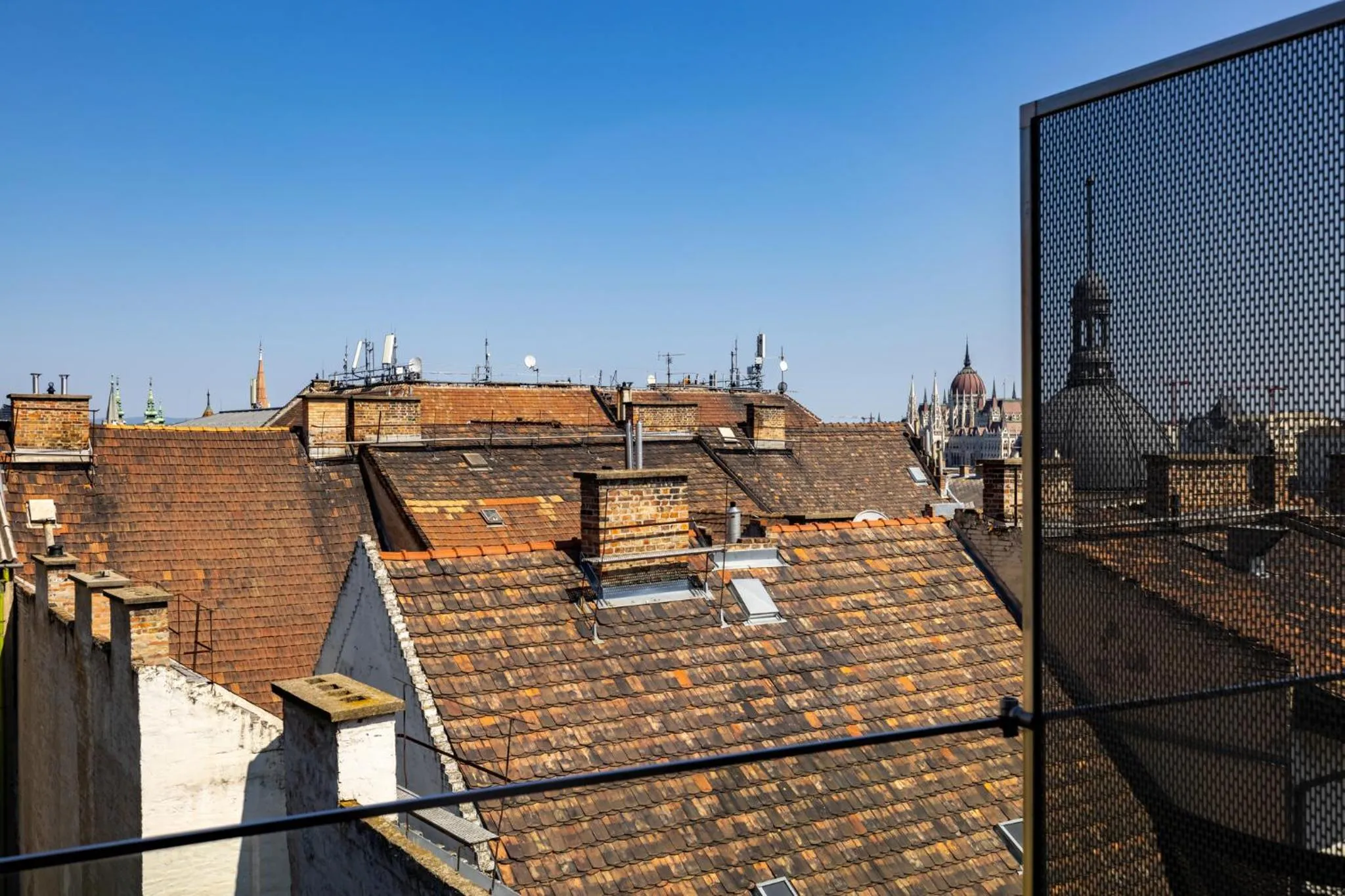 Balcony/Terrace in Carlton Hotel Buda Castle