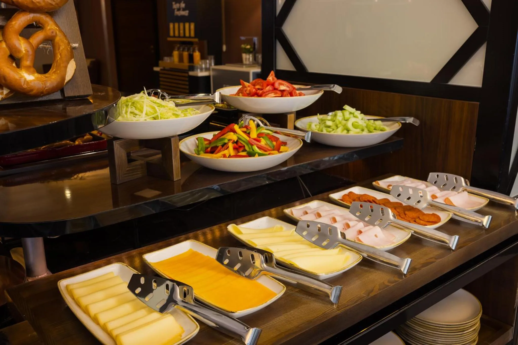 Breakfast in Carlton Hotel Buda Castle