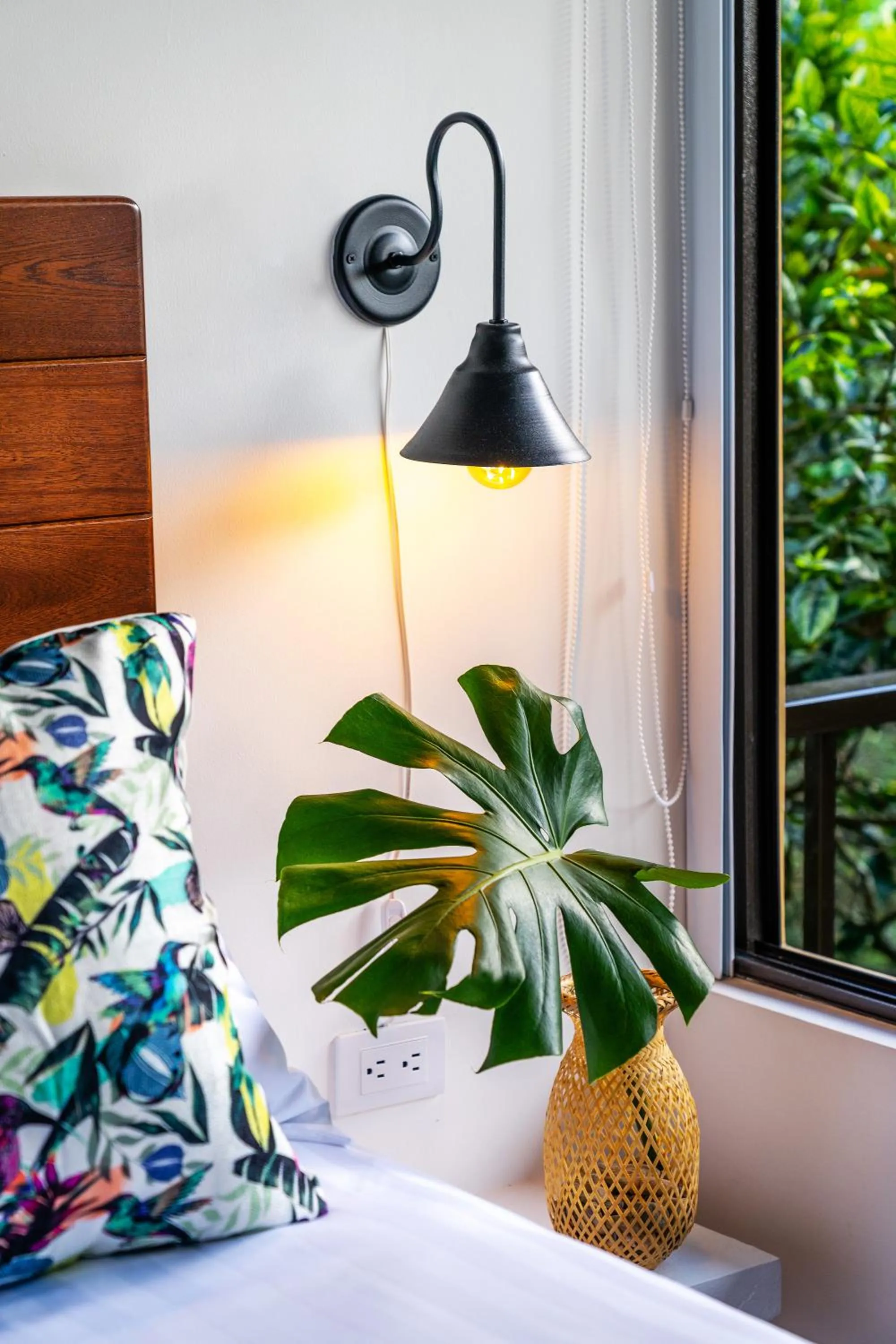 Decorative detail, Bed in Hotel Nana