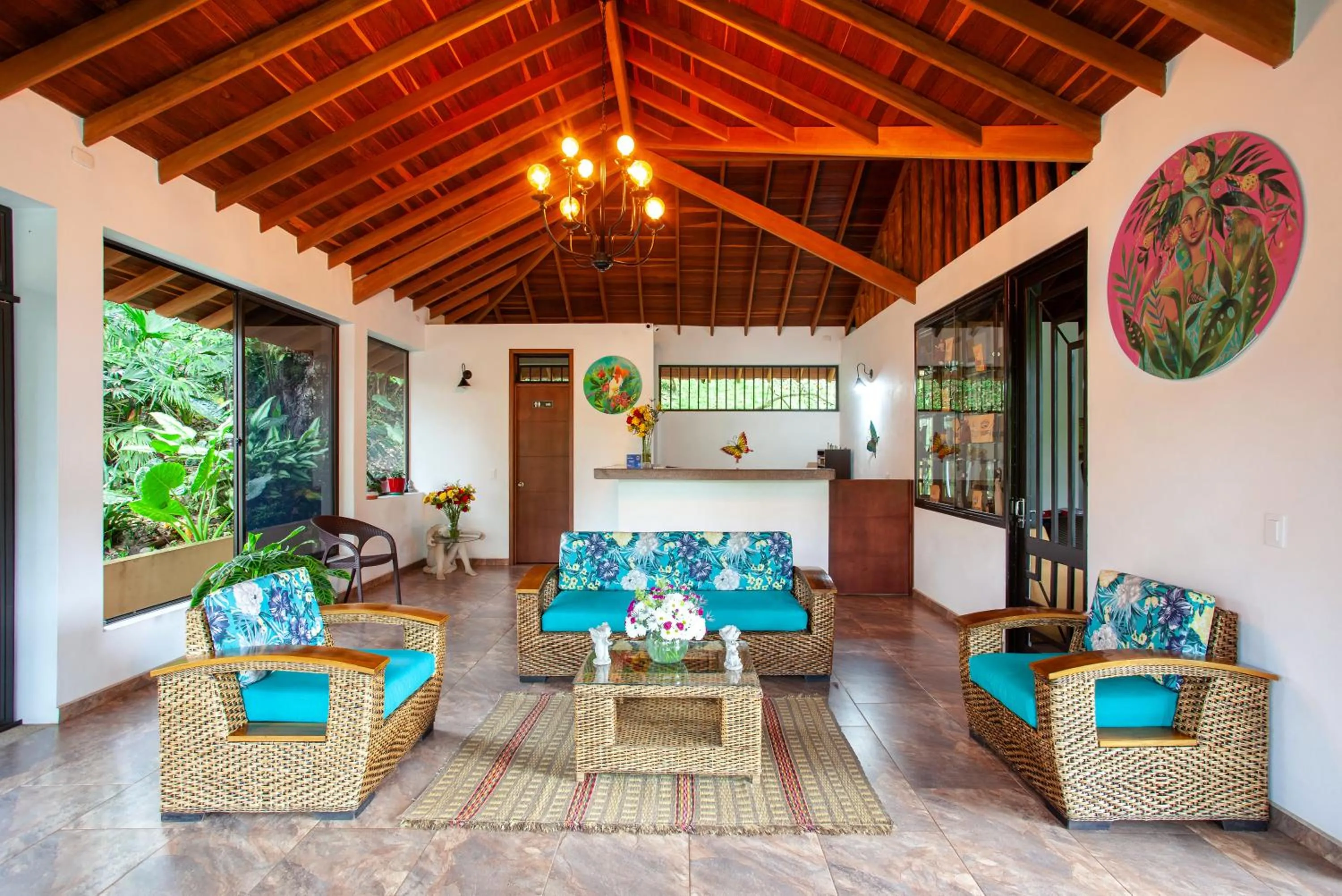 Lobby or reception in Hotel Nana