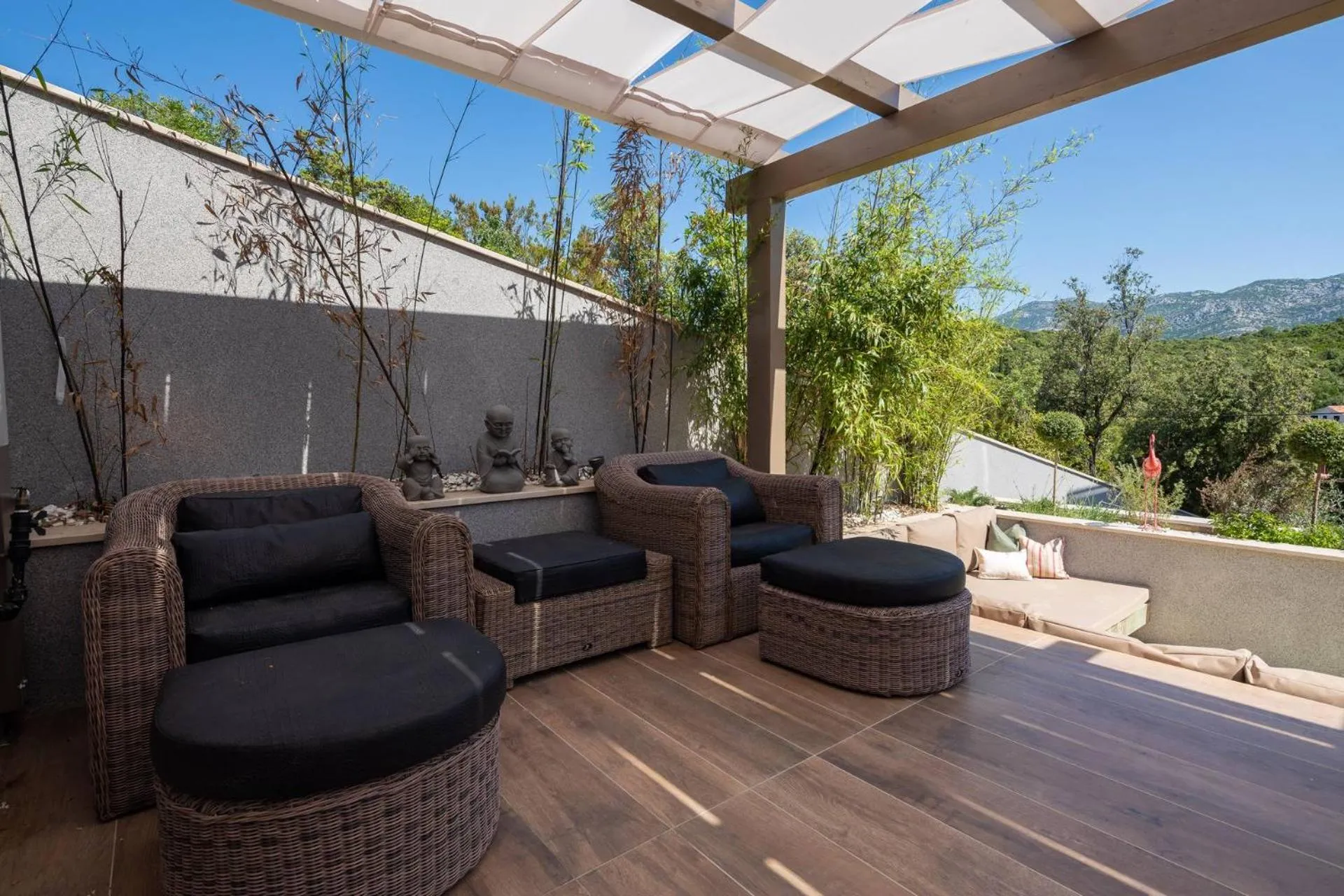 Seating area in Villa Buddha Bay