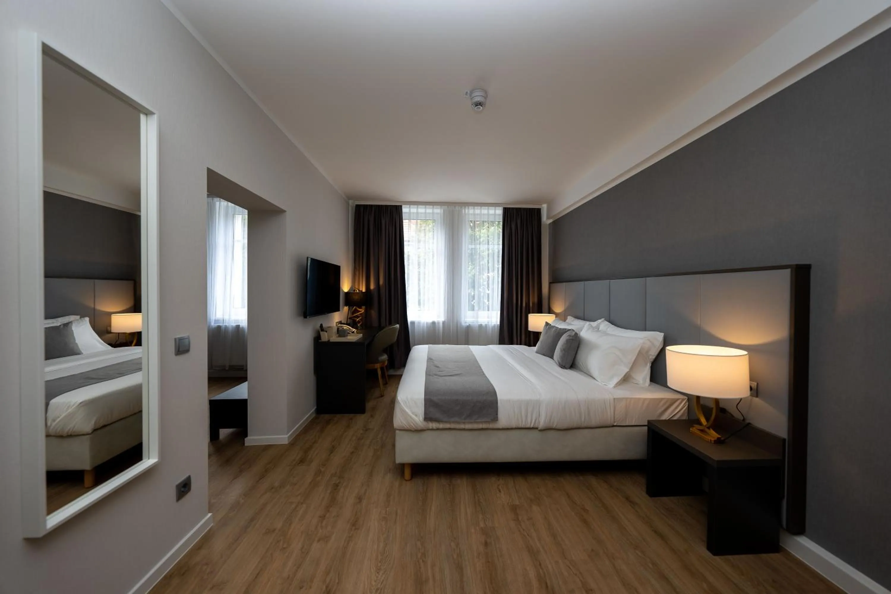 Bed in Emily Hotel Leipzig Neue Messe