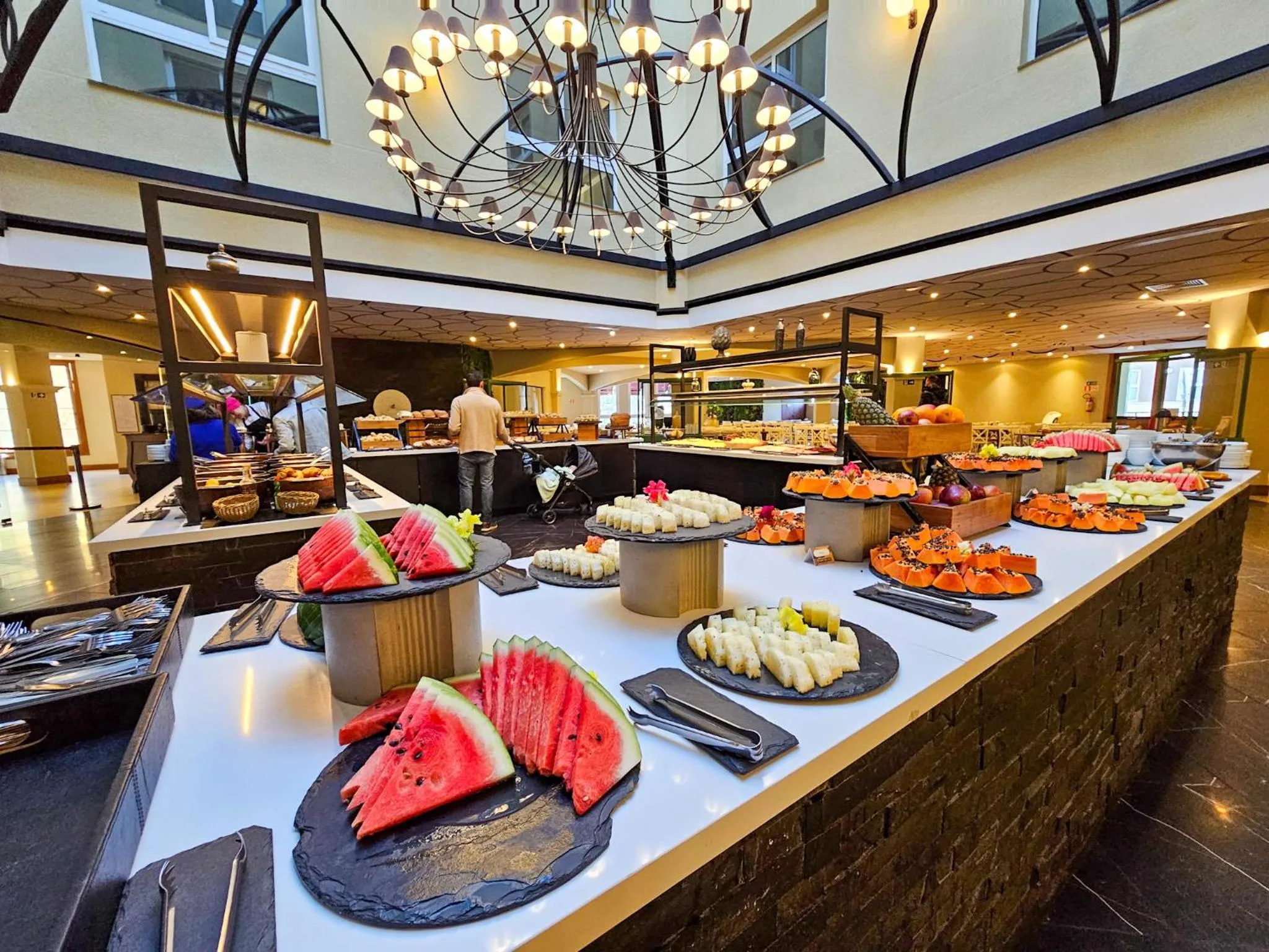 Buffet breakfast in Buona Vitta Gramado Resort & Spa by Gramado Parks