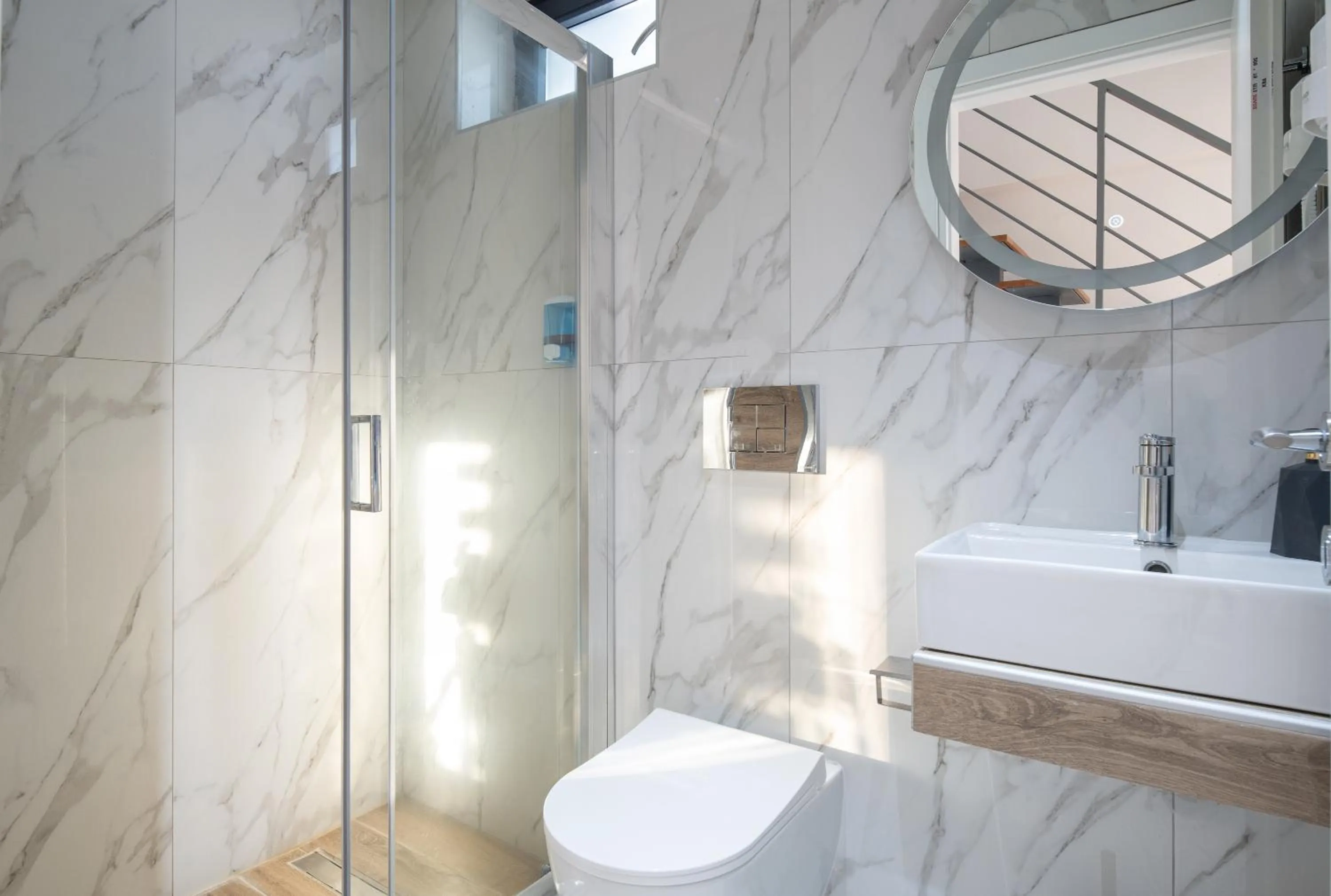 Shower in San Giorgio Apartments Nikiti