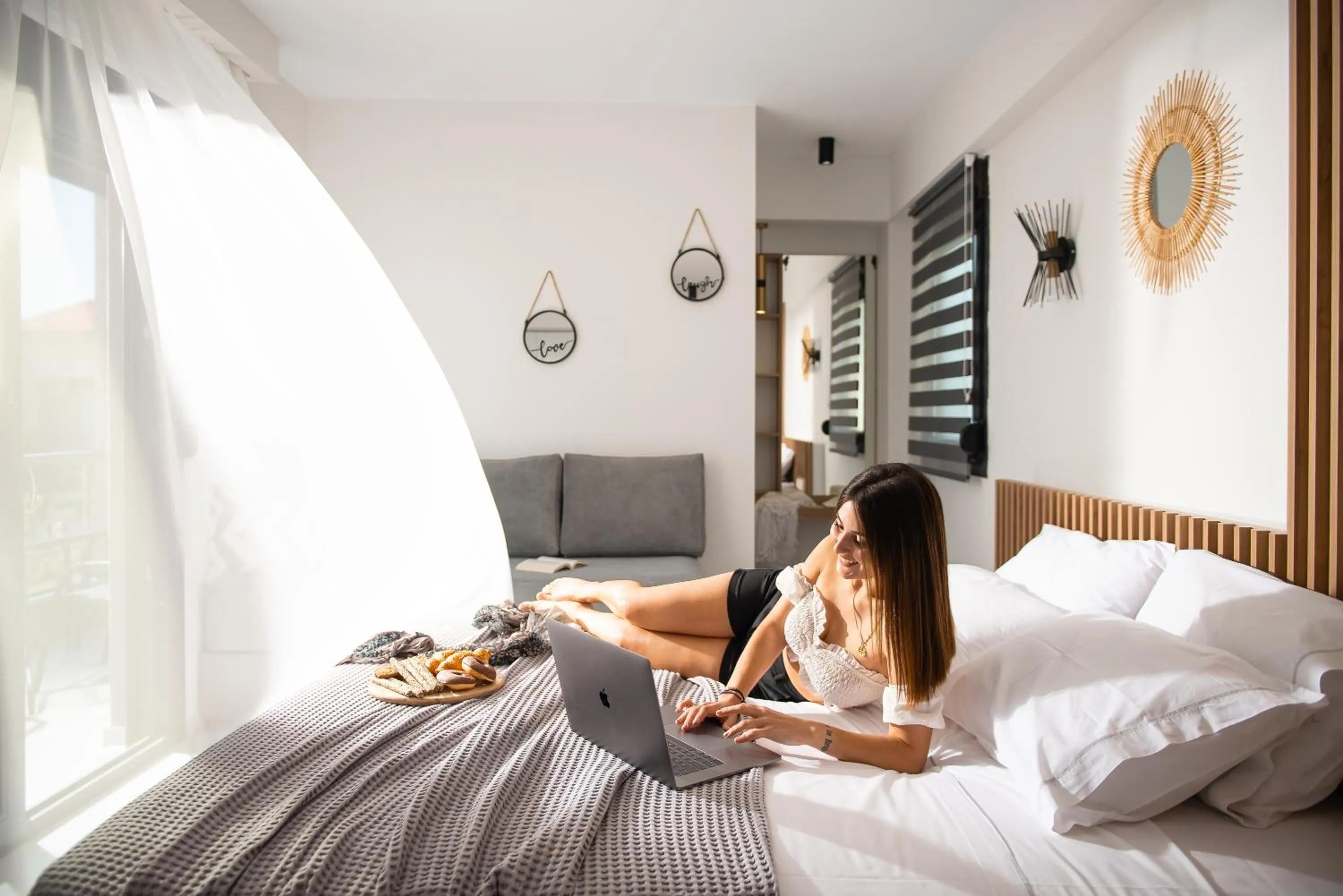 Photo of the whole room, Bed in San Giorgio Apartments Nikiti