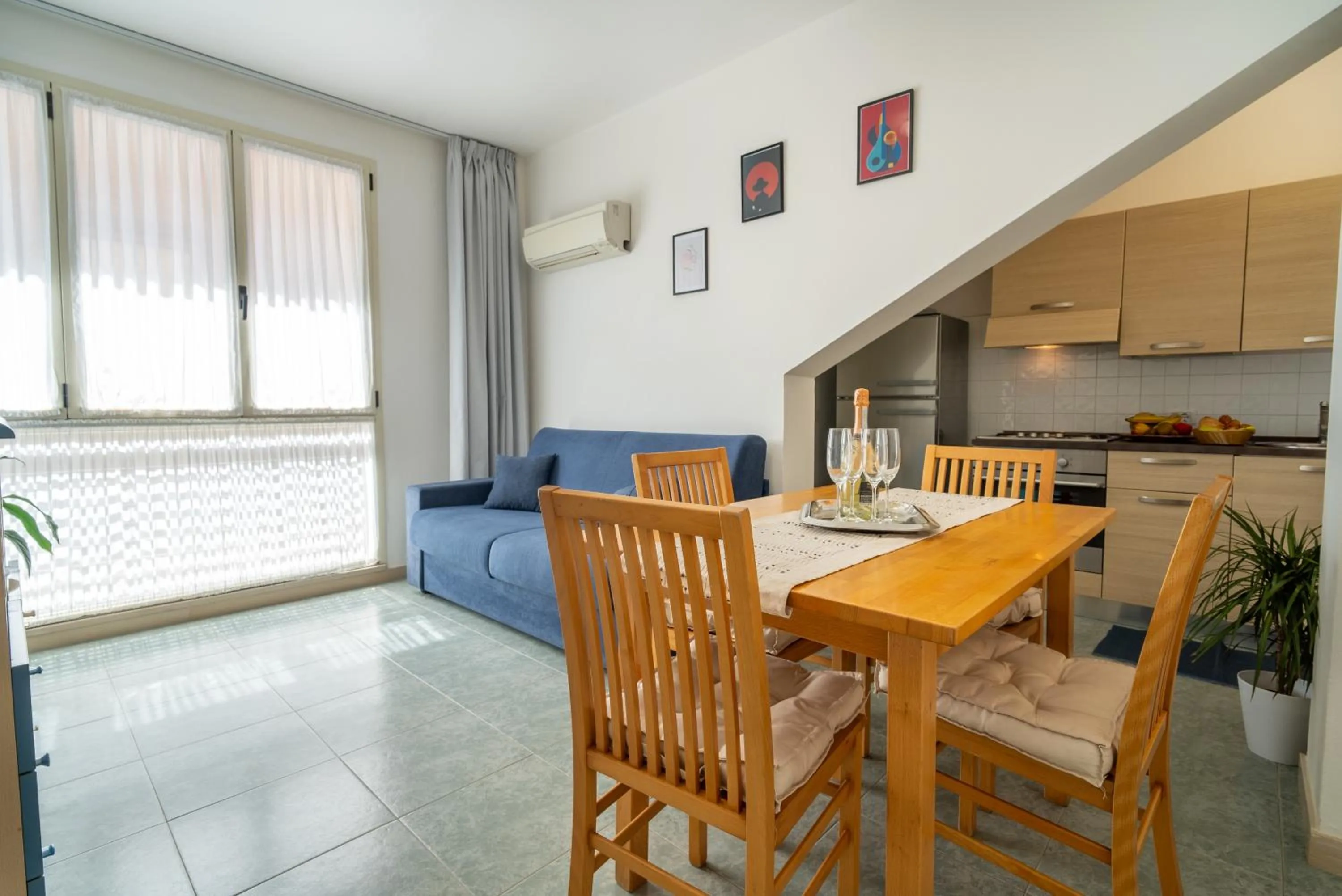 Kitchen or kitchenette in Residence La Rosa di Nettuno