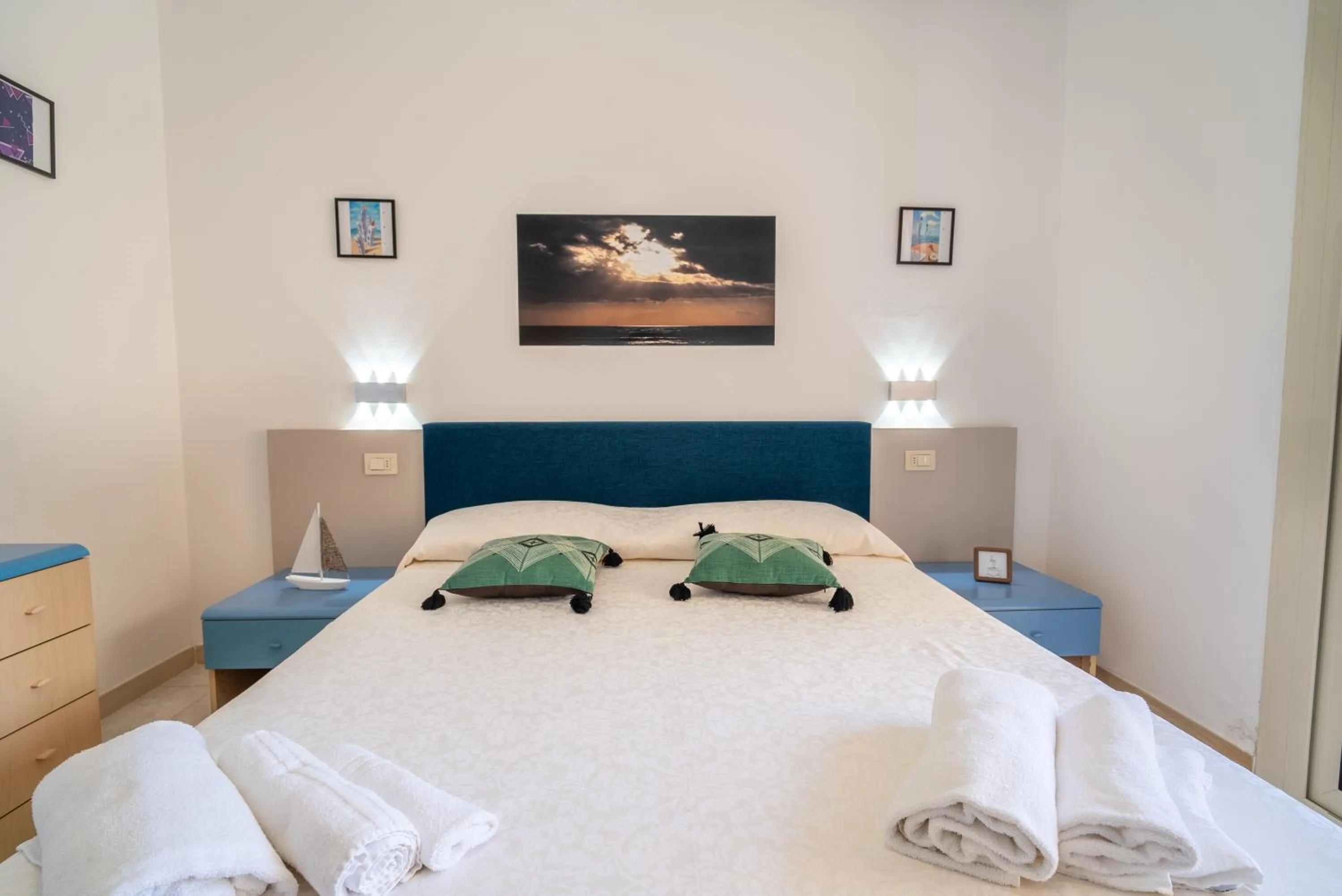 Bedroom, Bed in Residence La Rosa di Nettuno