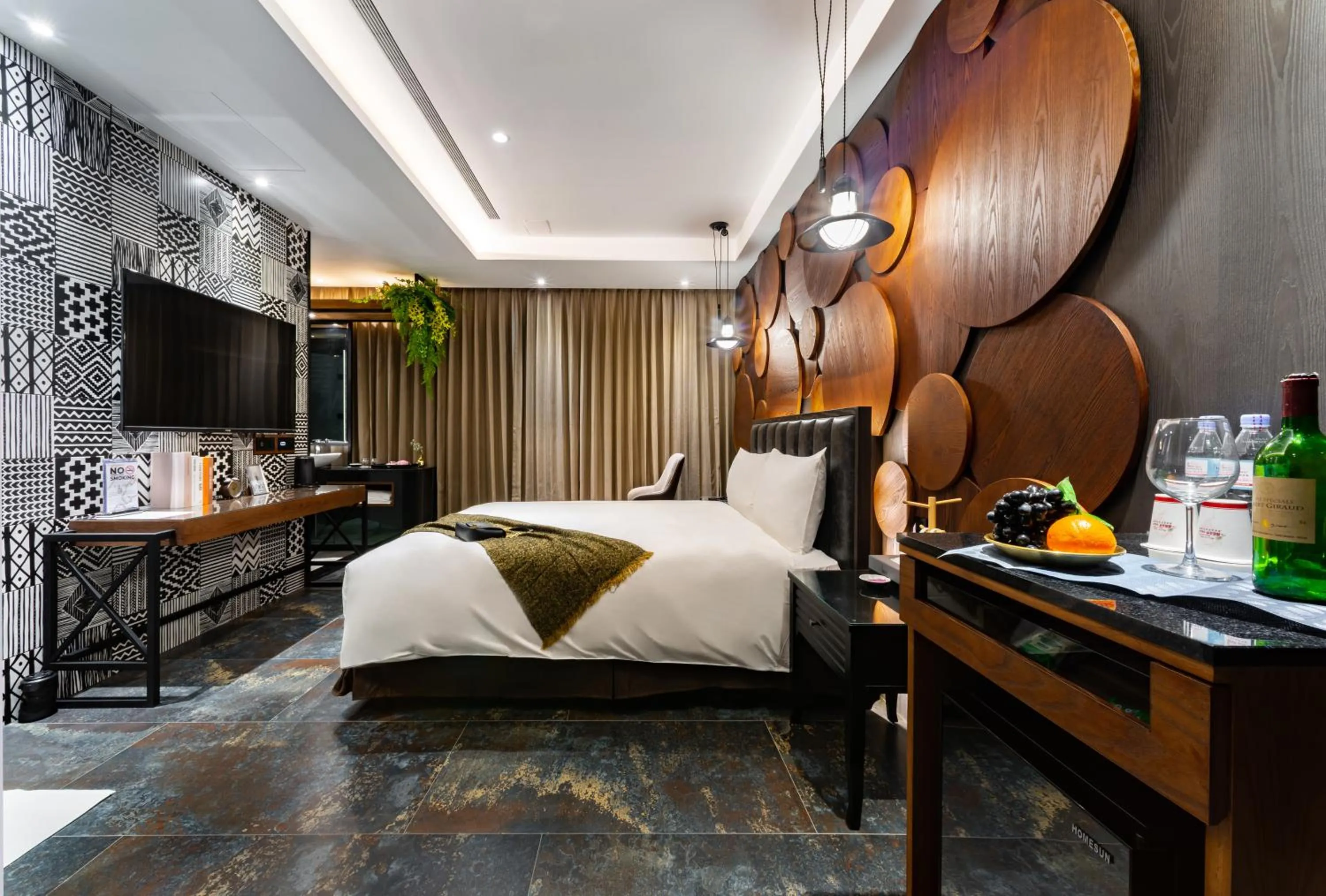 Bed in Norway Forest Motel - Wen Chuang Branch