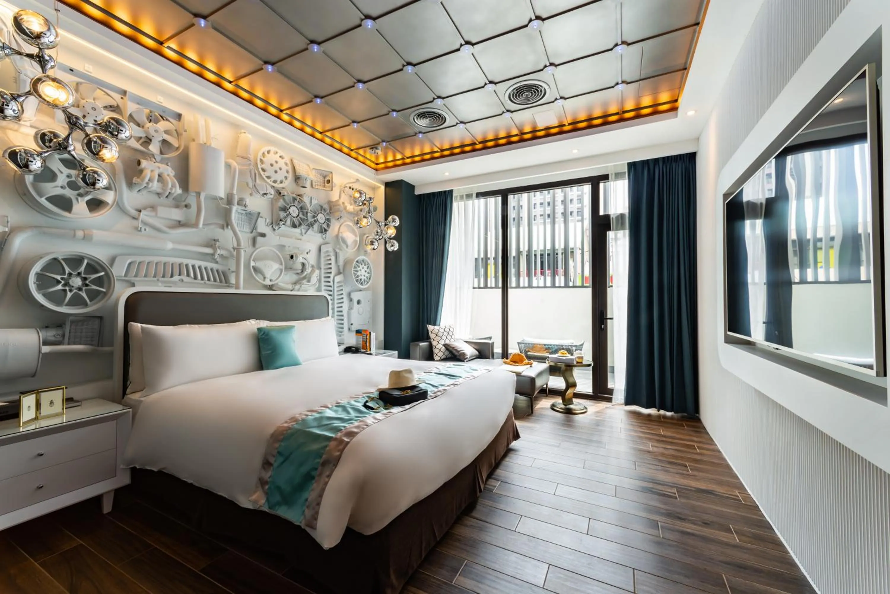 Property building, Bed in Norway Forest Motel - Wen Chuang Branch