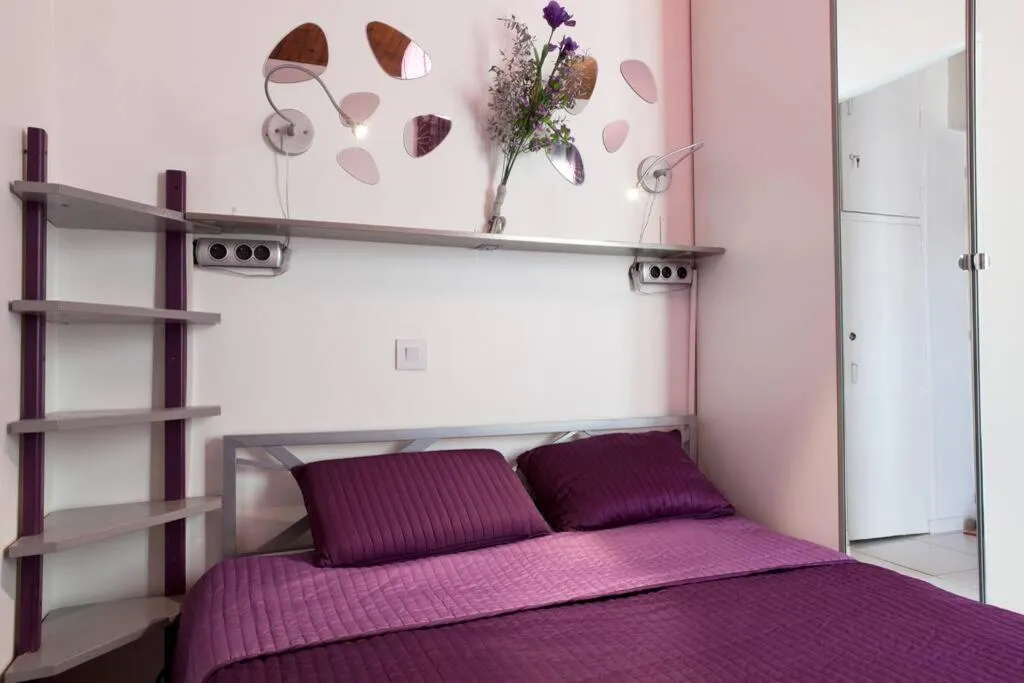 Bed in #PalavasLesFlots #2bedrooms #AirConditioned #100MetersFromTheBeach