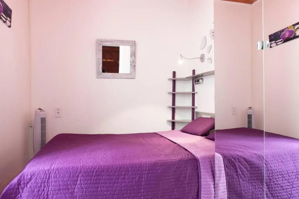 Bed in #PalavasLesFlots #2bedrooms #AirConditioned #100MetersFromTheBeach