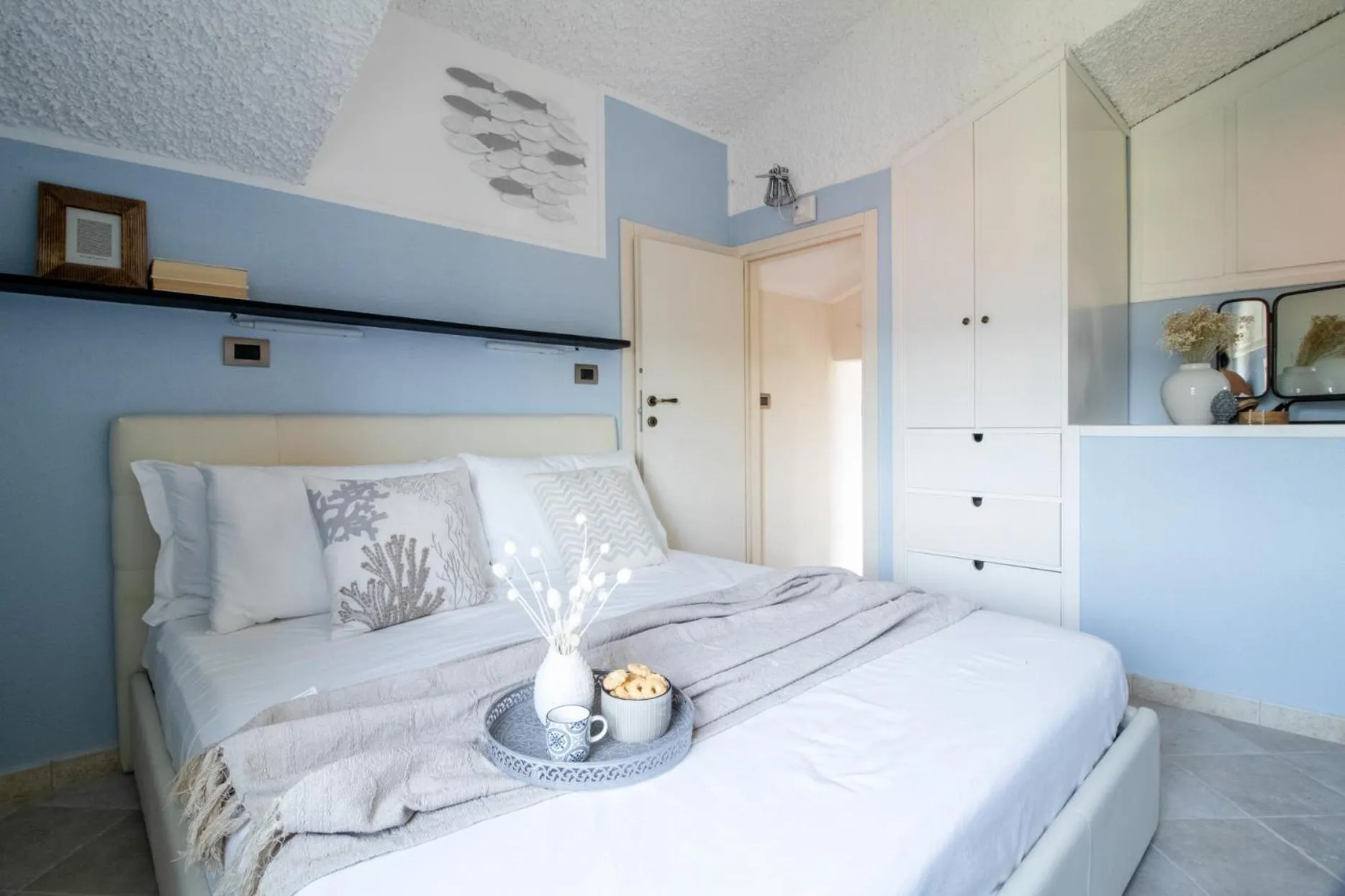 Bedroom, Bed in Villa Silvia Apartment - Private Pool