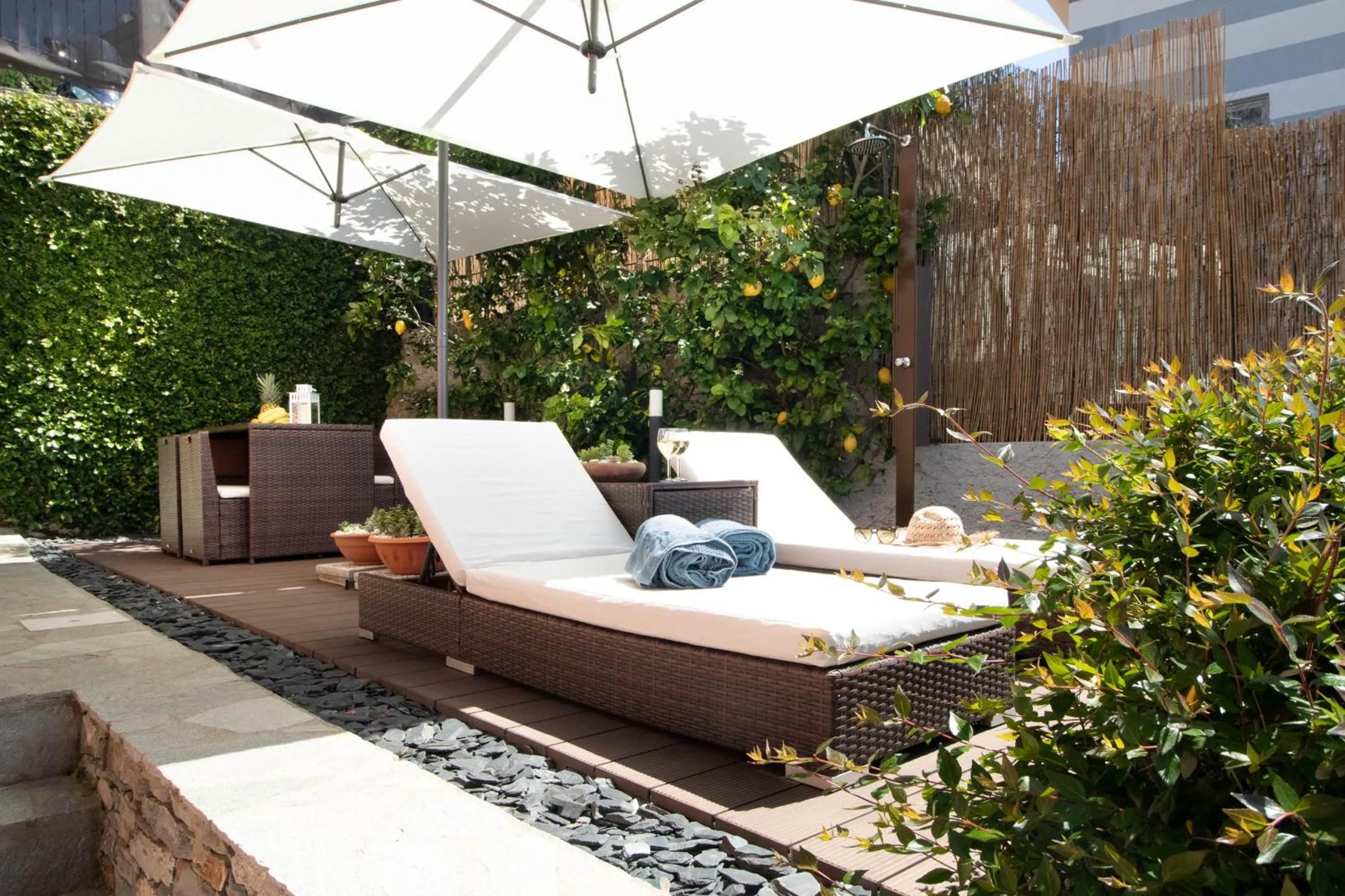 sunbed in Villa Silvia Apartment - Private Pool