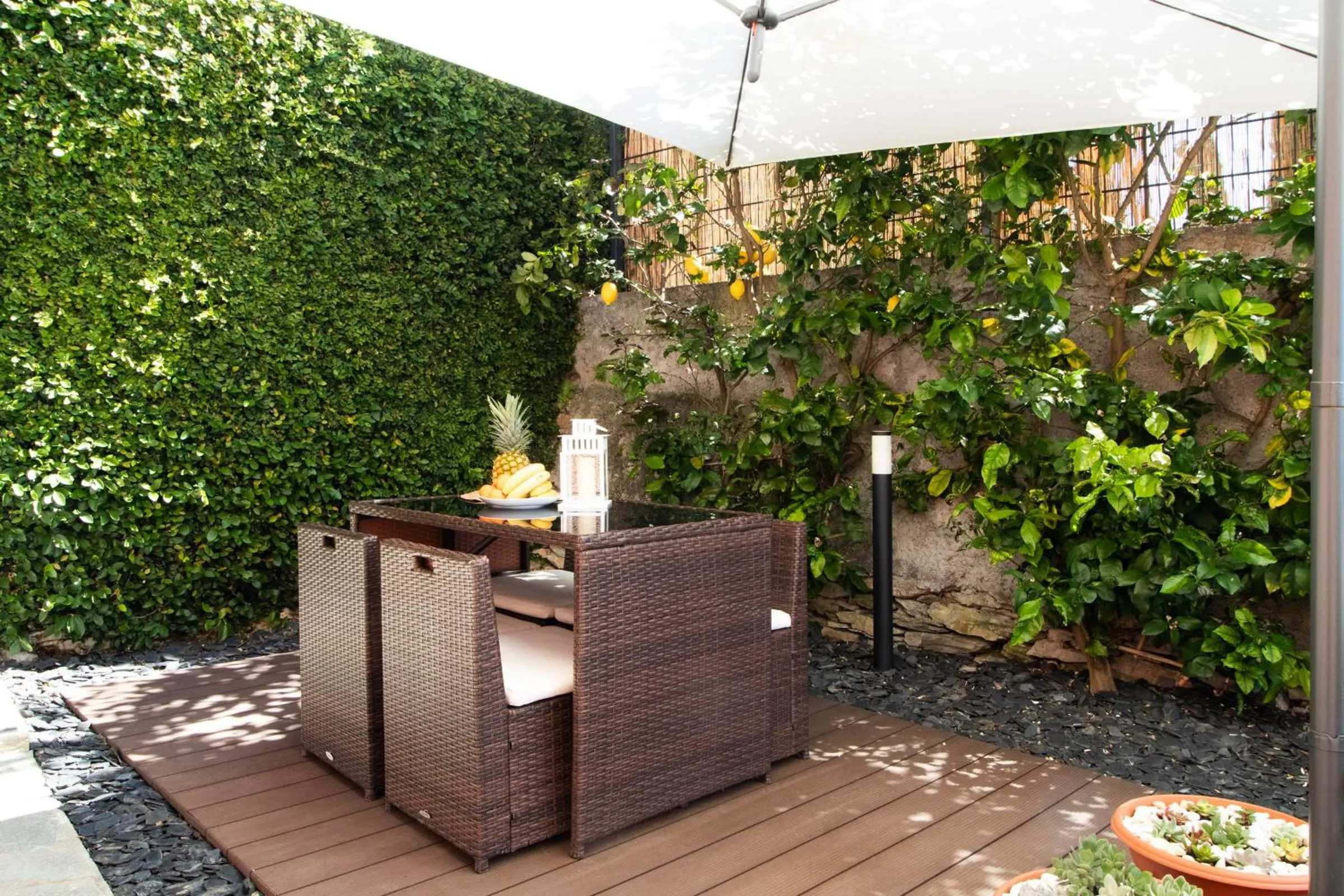 Patio in Villa Silvia Apartment - Private Pool