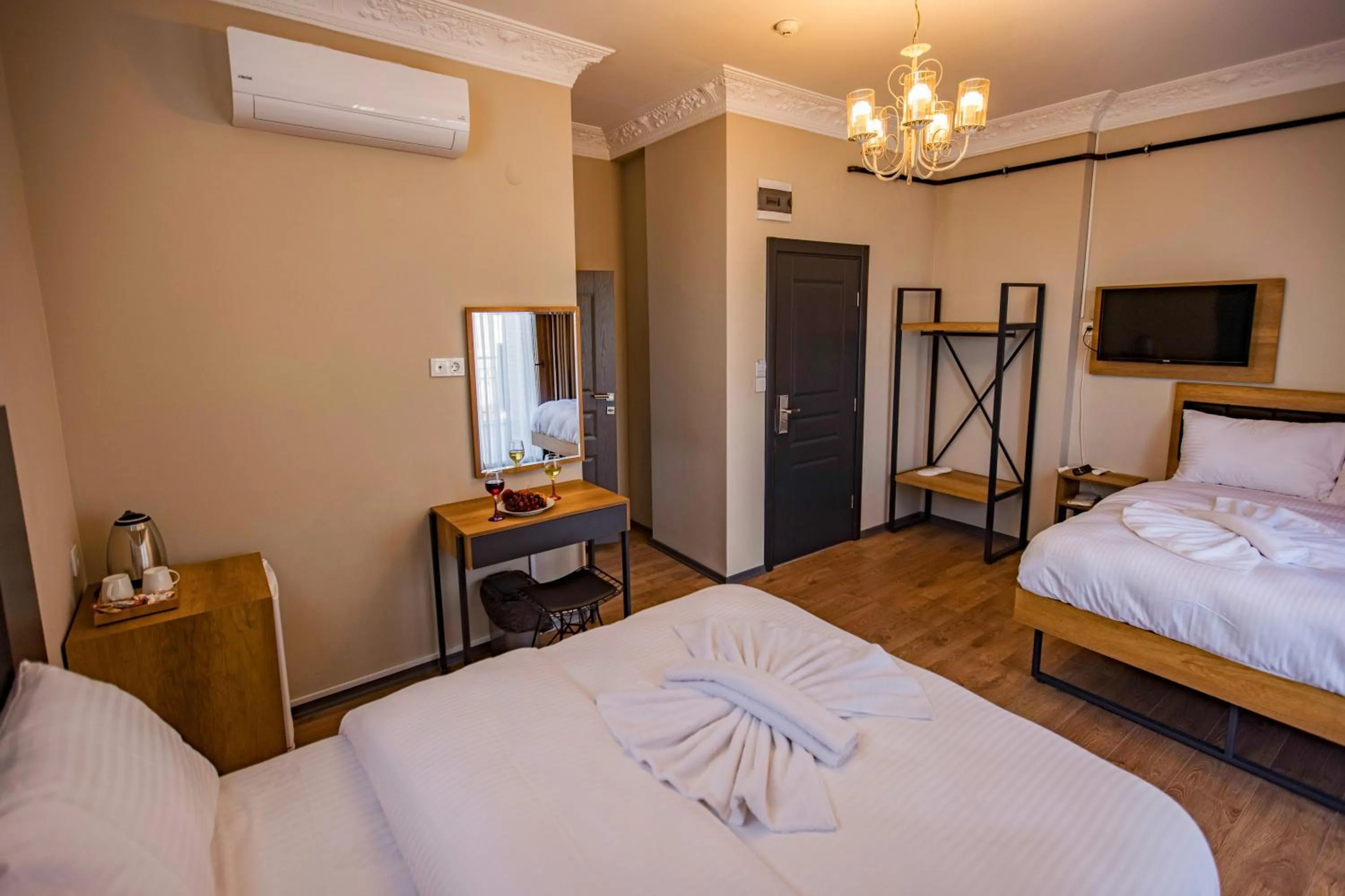 Bed in Grand Balyan Hotel & Restaurant