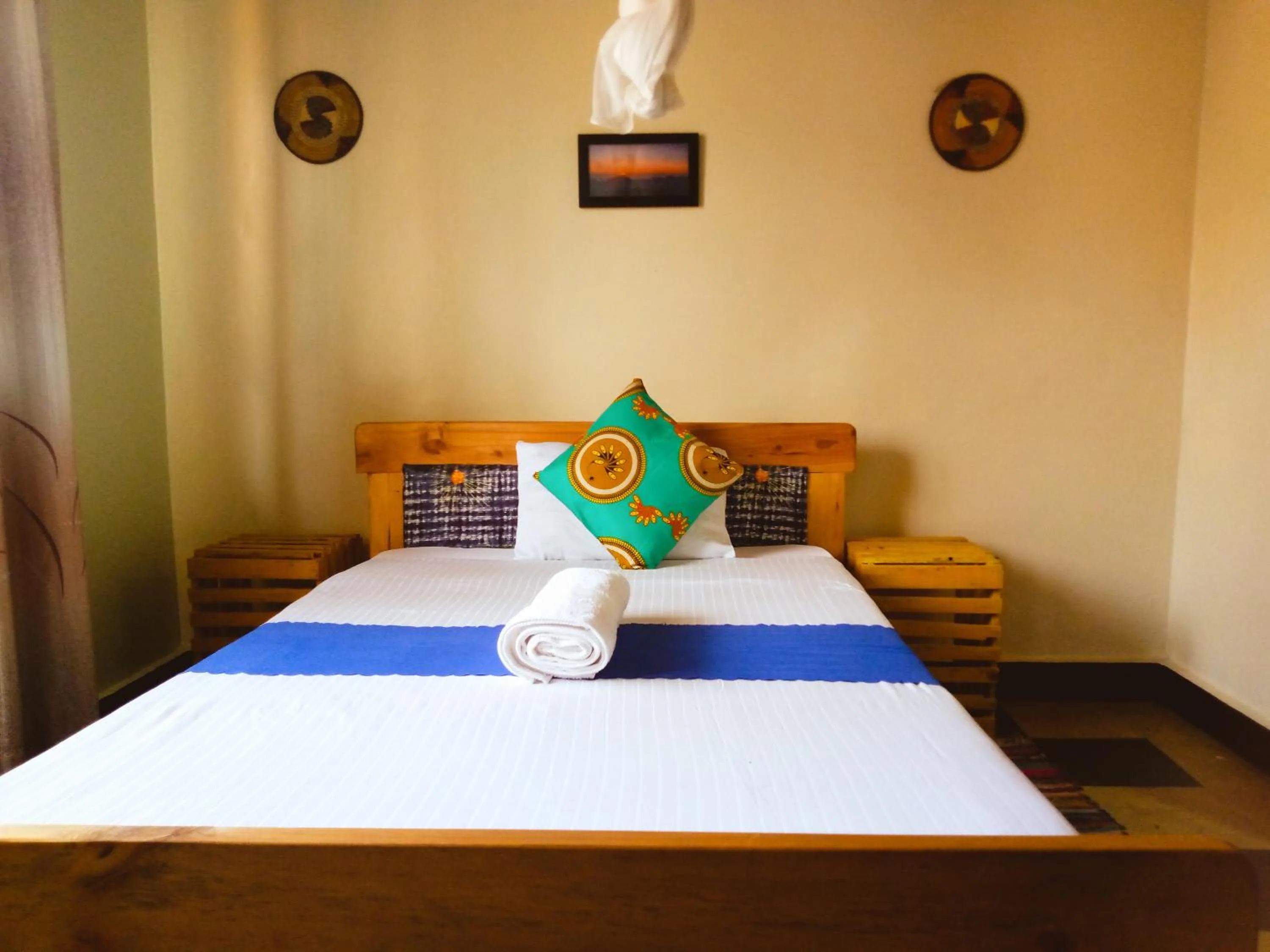 Bed in Santaviva Hotel