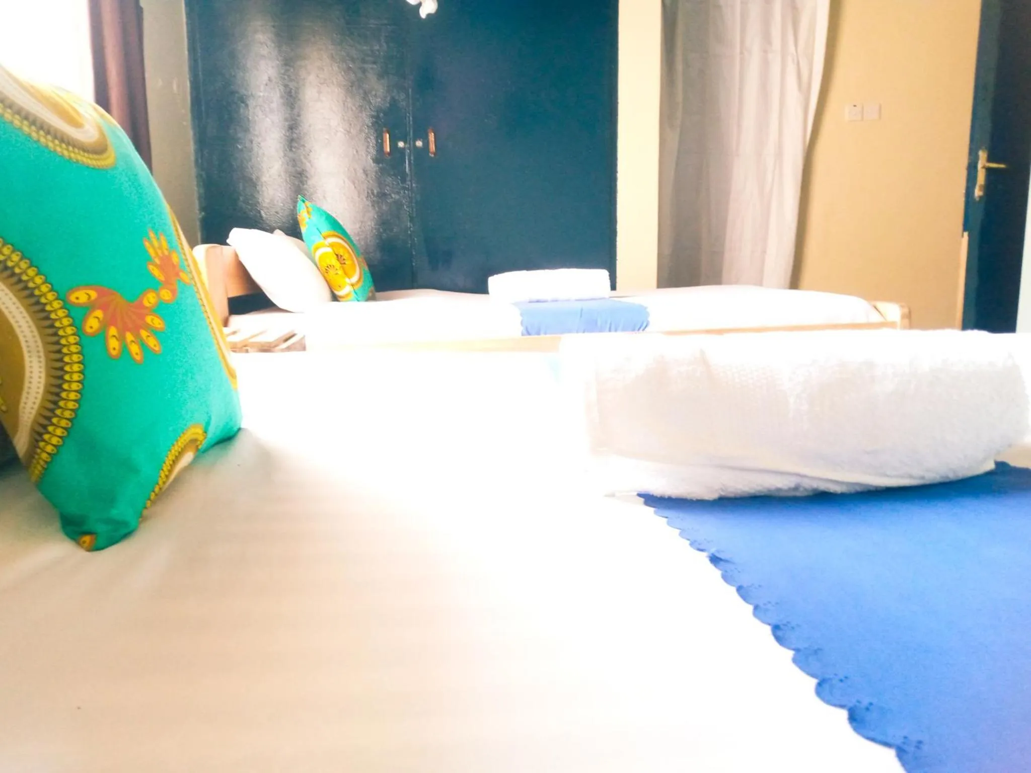 Bed in Santaviva Hotel