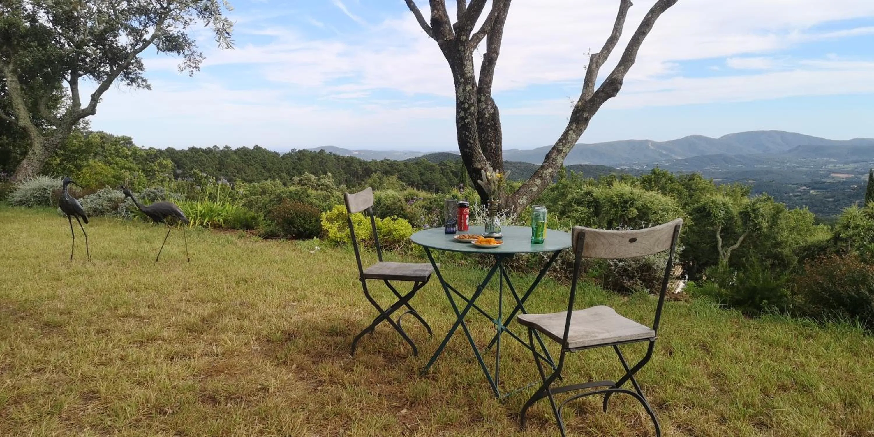 Mountain view in Domaine des Chênes de la Galline
