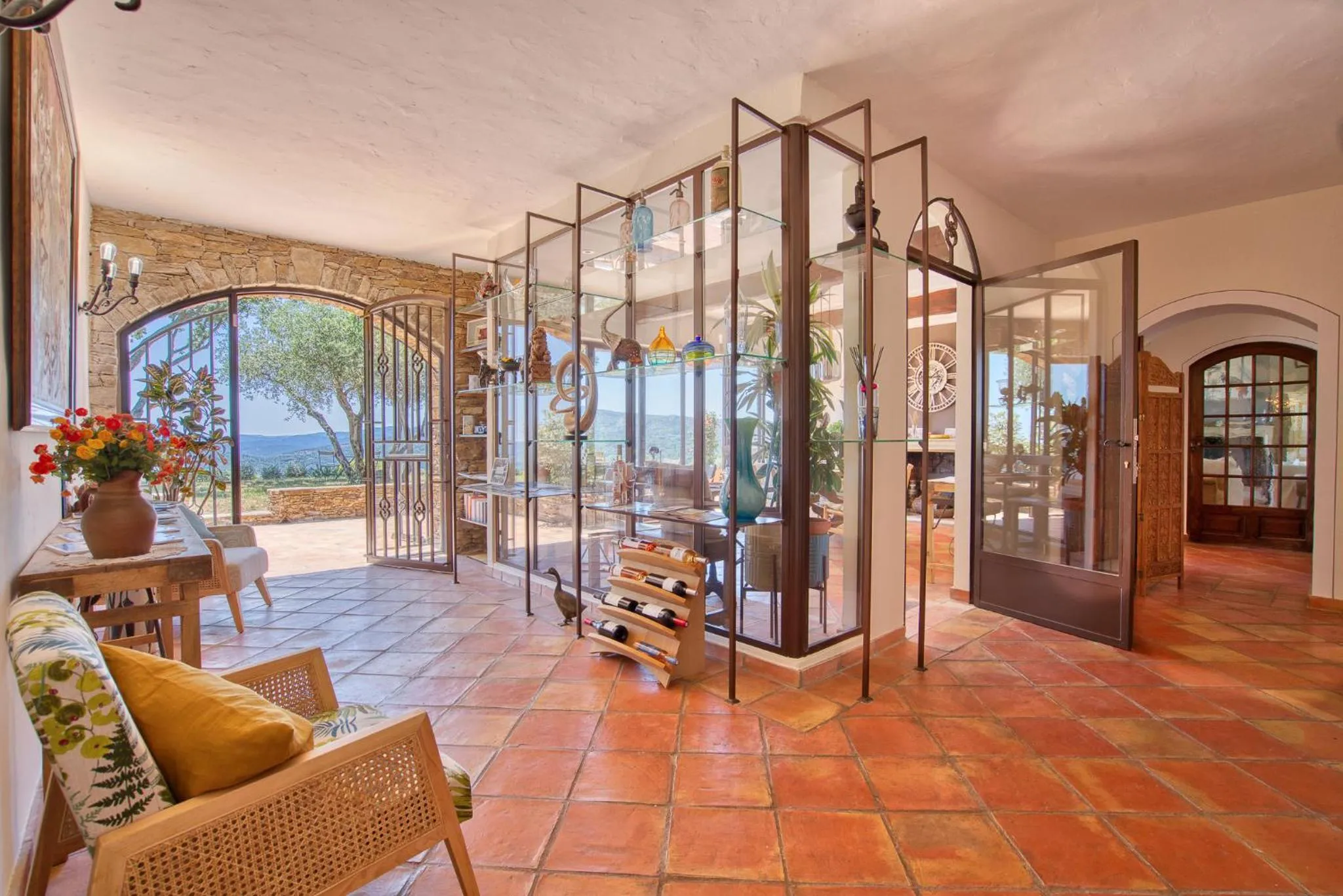 Lobby or reception in Domaine des Chênes de la Galline