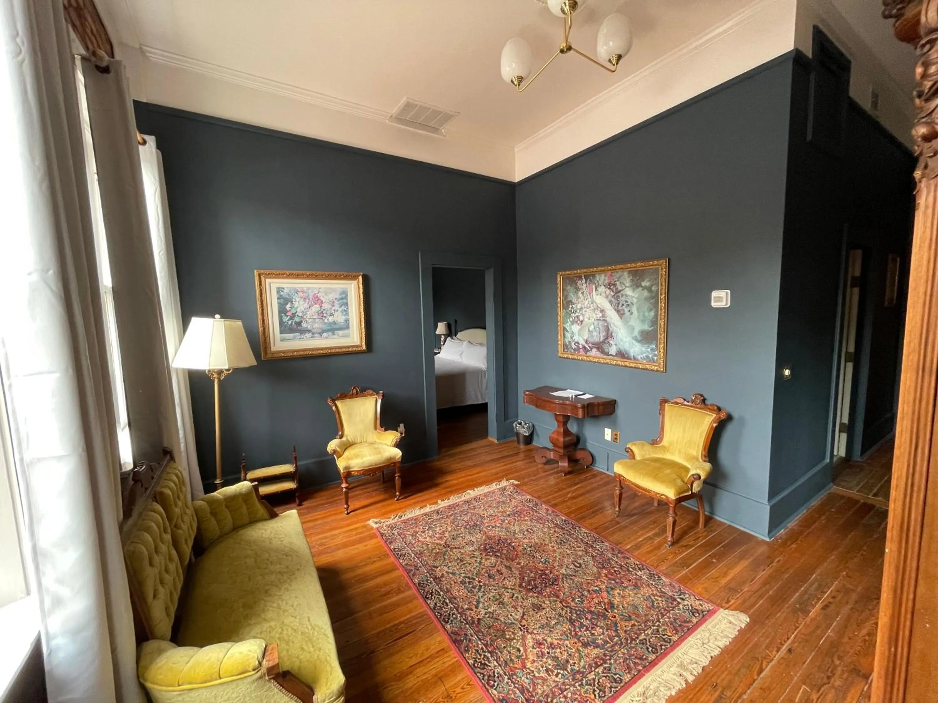 Seating area in The Grand Hotel