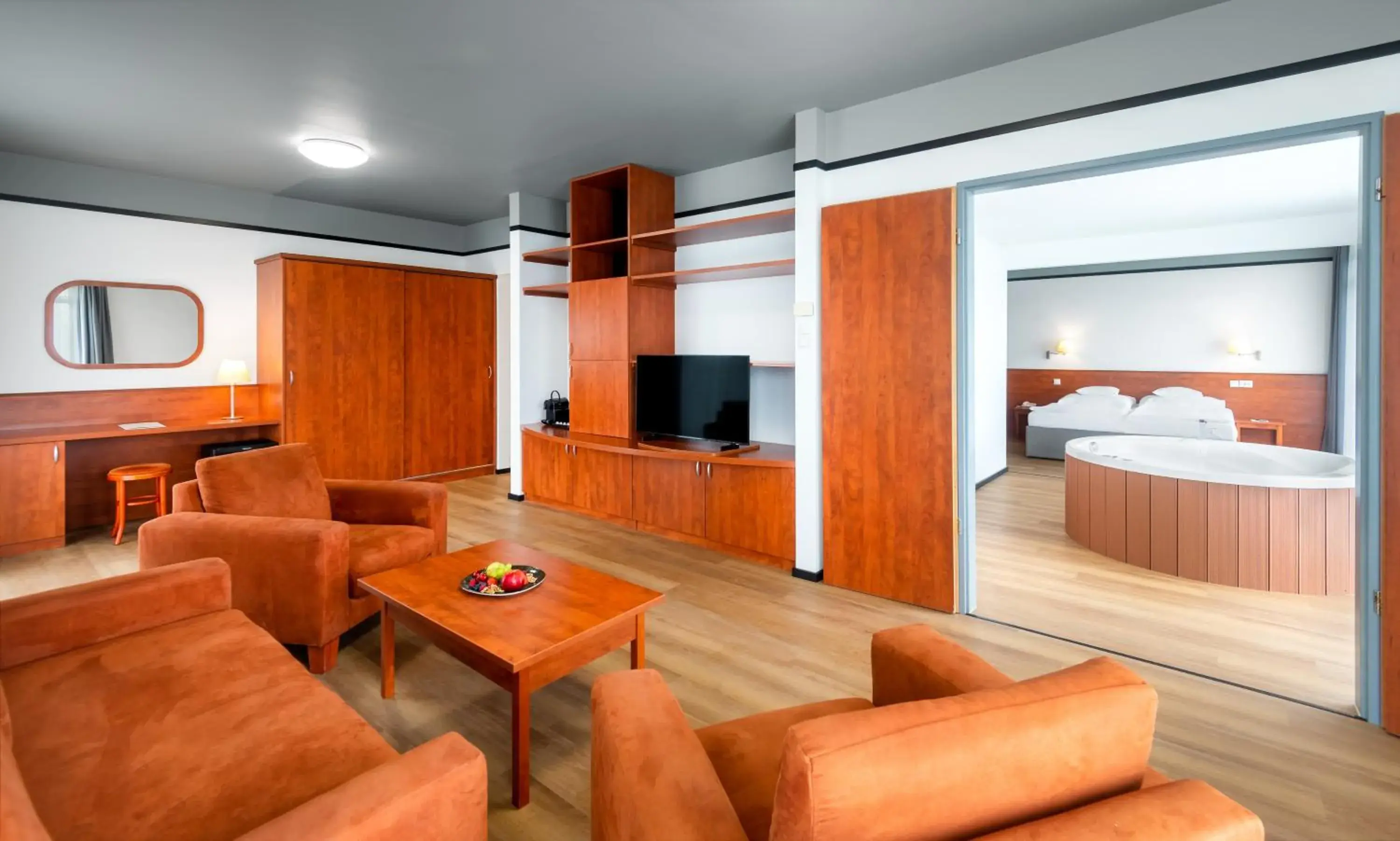 Presidential suite (bedroom + living room + whirlpool) (West wing) in Hunguest Bük - ex Répce és Répce Gold Presidential suite (bedroom + living room + whirlpool) (West wing) in Hunguest Bük - ex Répce és Répce Gold