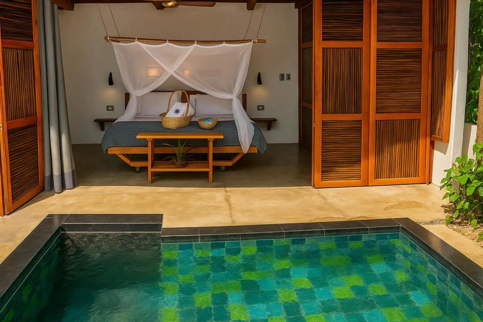 Pool view in RCH LUXURY HOTEL & POOL