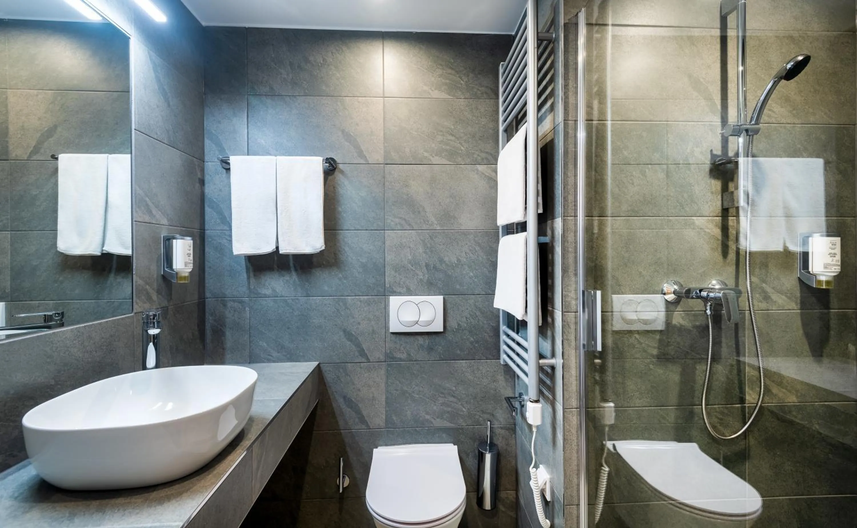 Shower in Hunguest Helios Hévíz