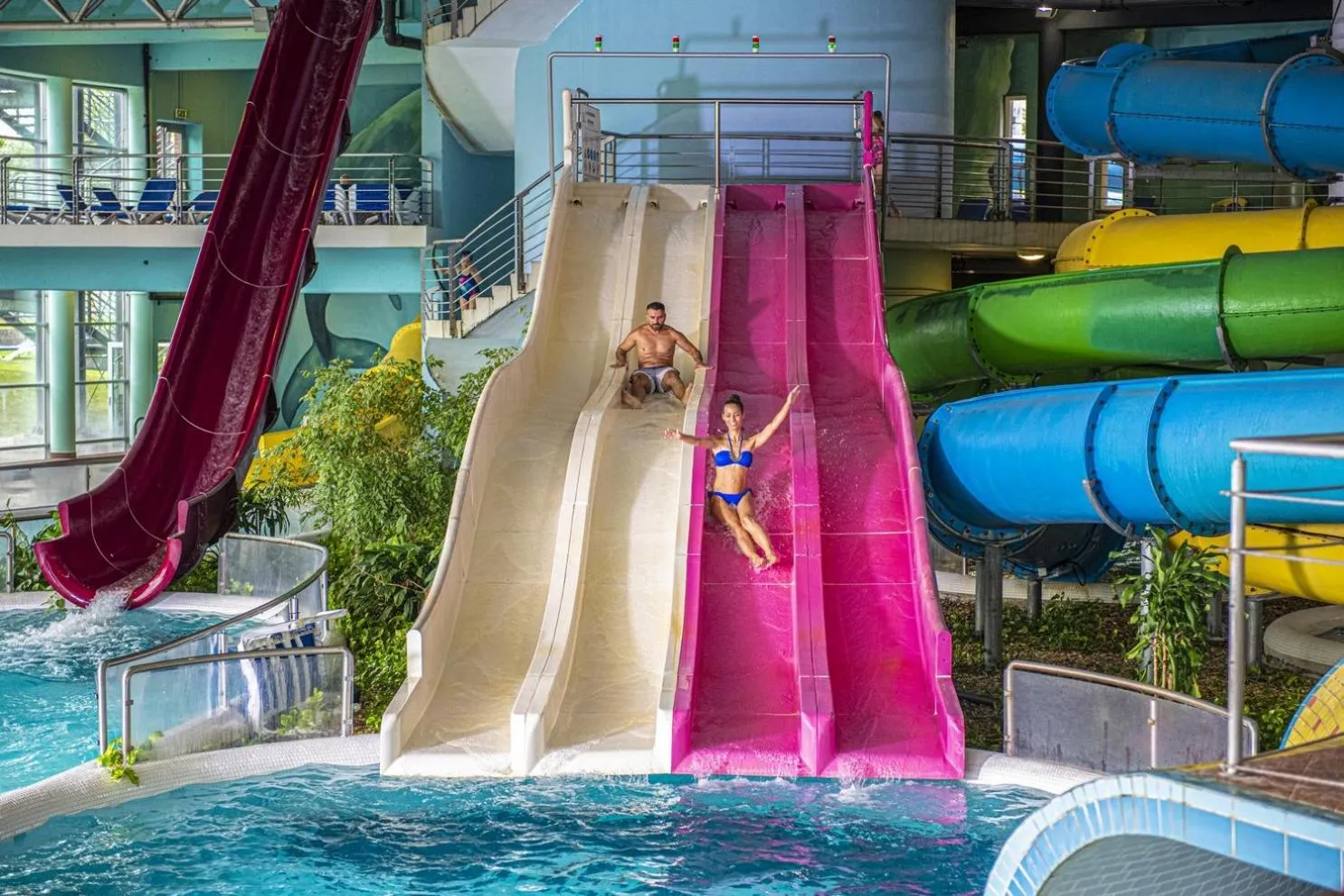 Aqua park in Hunguest Szeged - ex Forrás