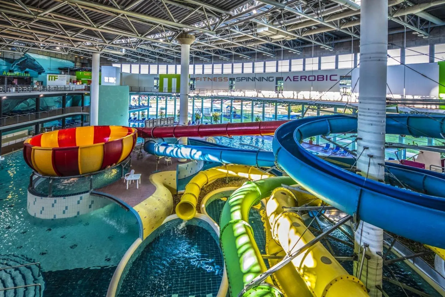 Aqua park in Hunguest Szeged - ex Forrás
