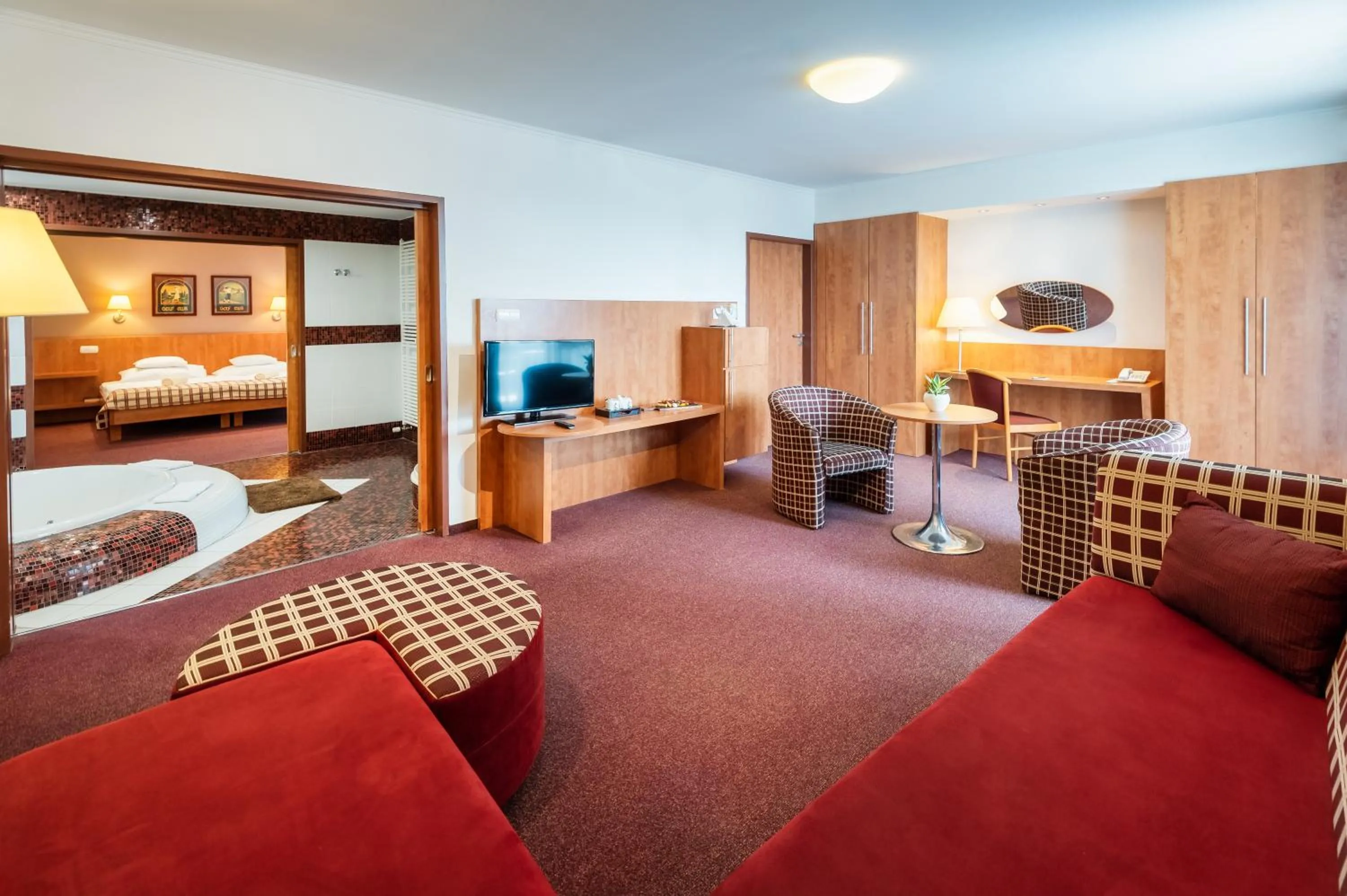 Bed in Hunguest Hotel Pelion