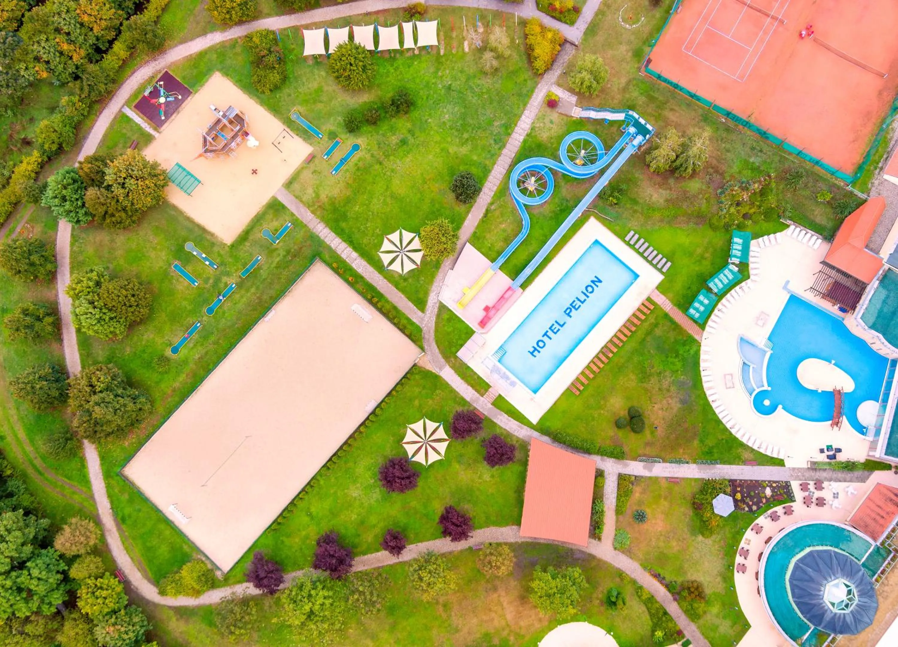 Bird's eye view in Hunguest Hotel Pelion