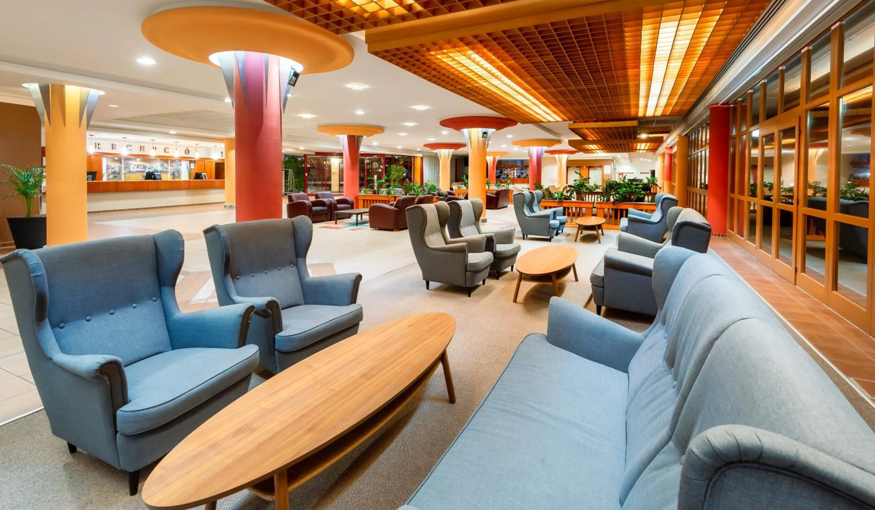 Communal lounge/ TV room in Hunguest Hotel Pelion