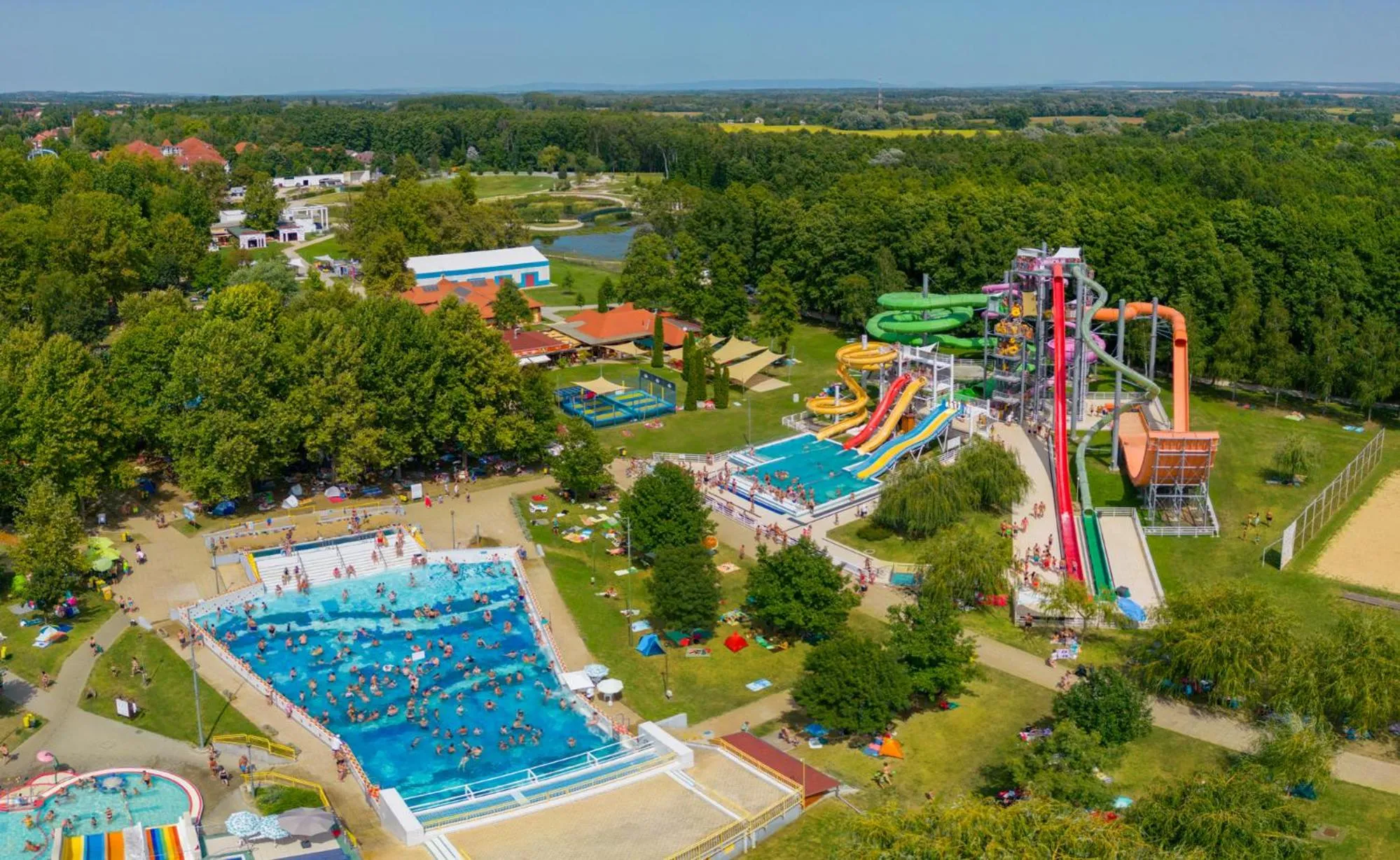 Bird's eye view in Hunguest Hotel Freya
