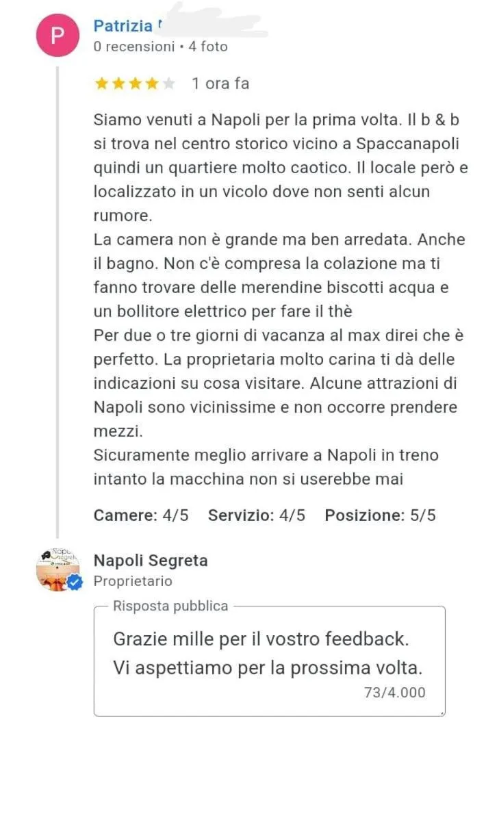 Text overlay in Napoli Segreta